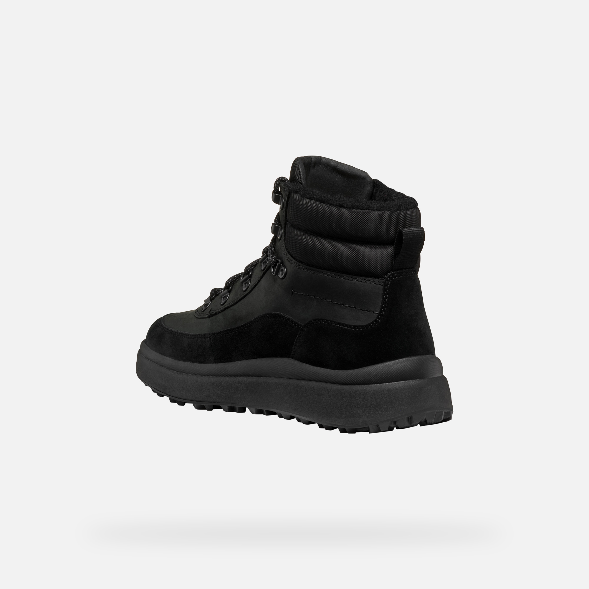 Black men&#039;s ankle shoes Geox Granito + Grip B A - Men&#039;s