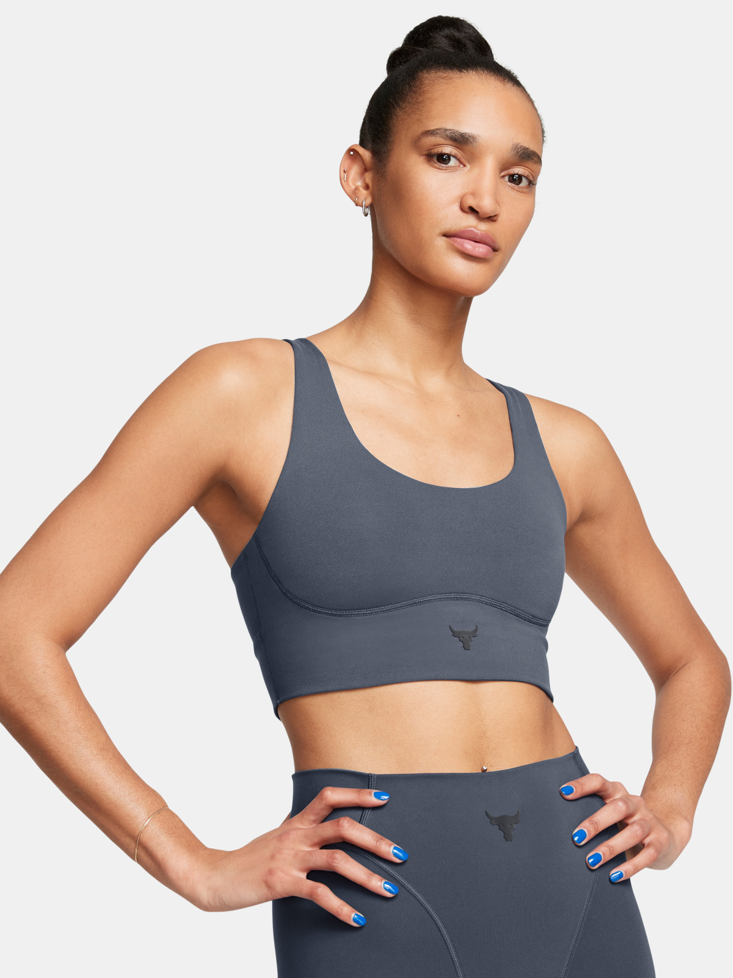 Under Armour Podprsenka Pjt Rck LG Grind Sportlette-GRY - Dámské