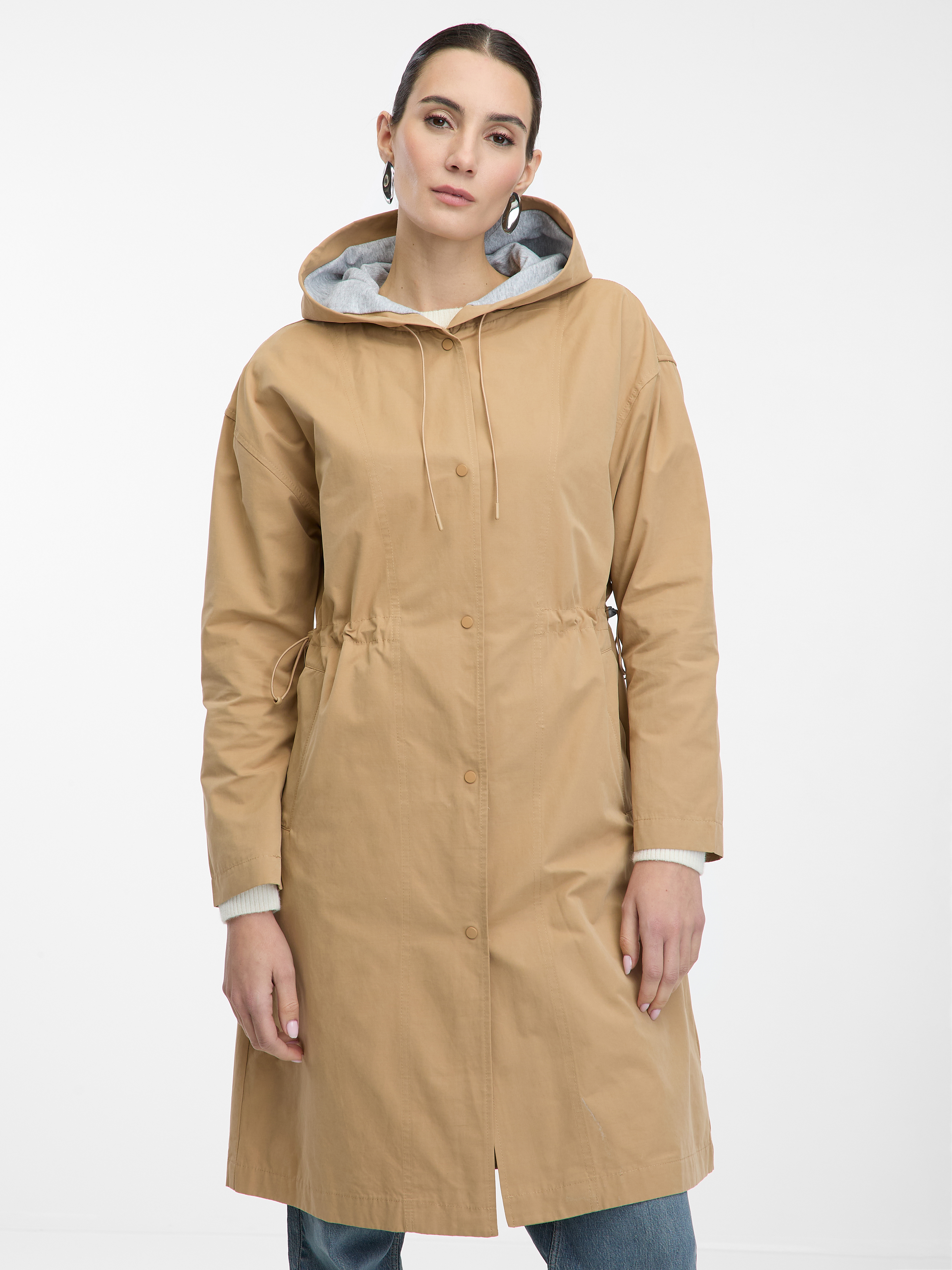 Geci parka pentru femei ORSAY - maro deschis