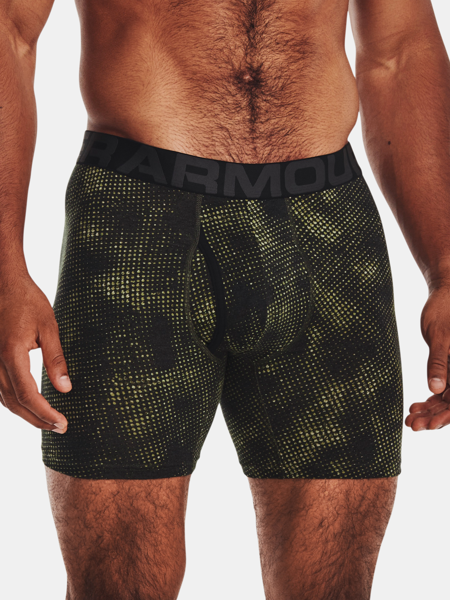Under Armour Boxerky UA CC 6in Novelty 3 Pack-BLK - Pánské