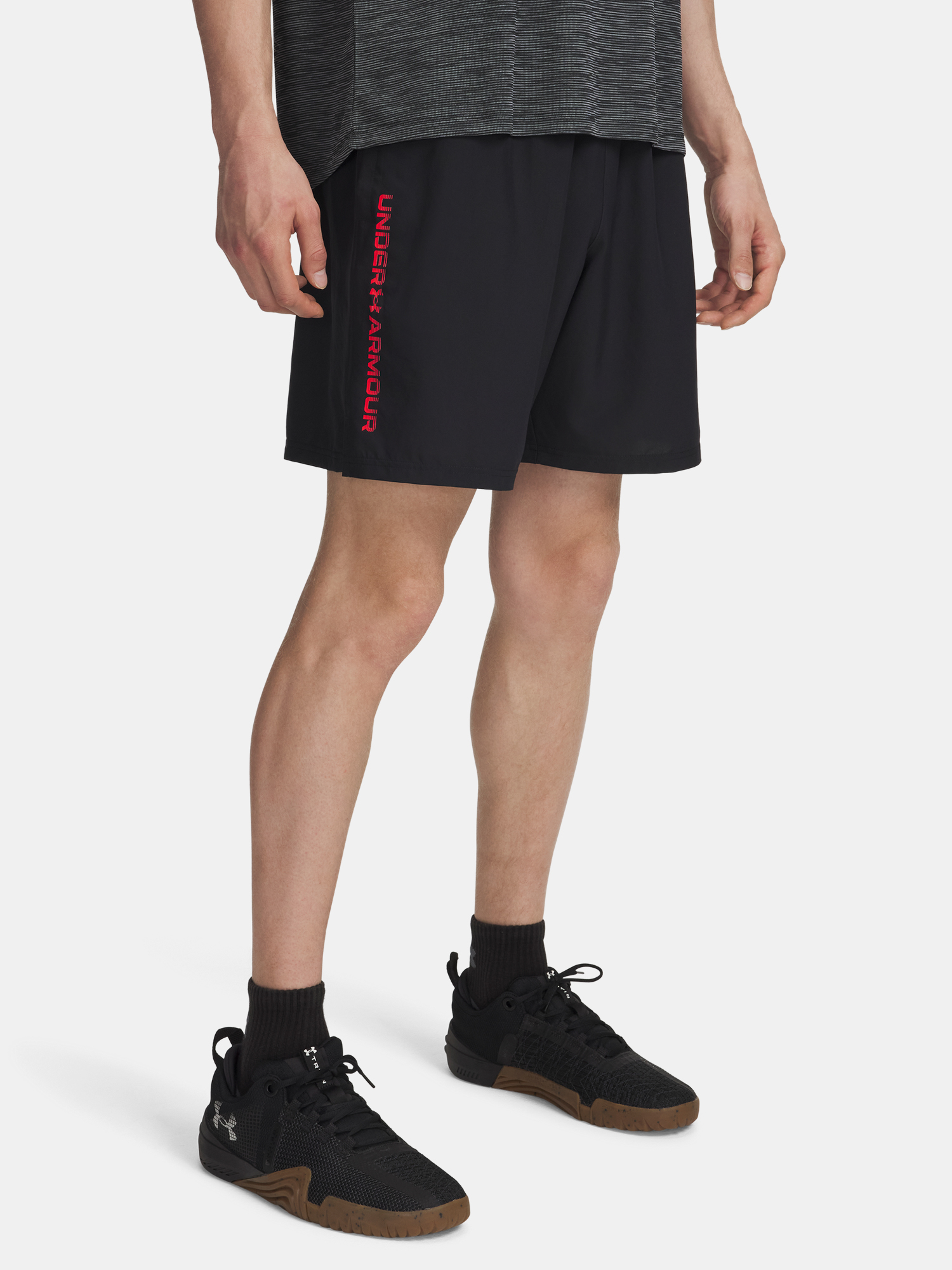 Mens shorts Under Armour UA Tech Woven Wordmark Short-BLK - Mens
