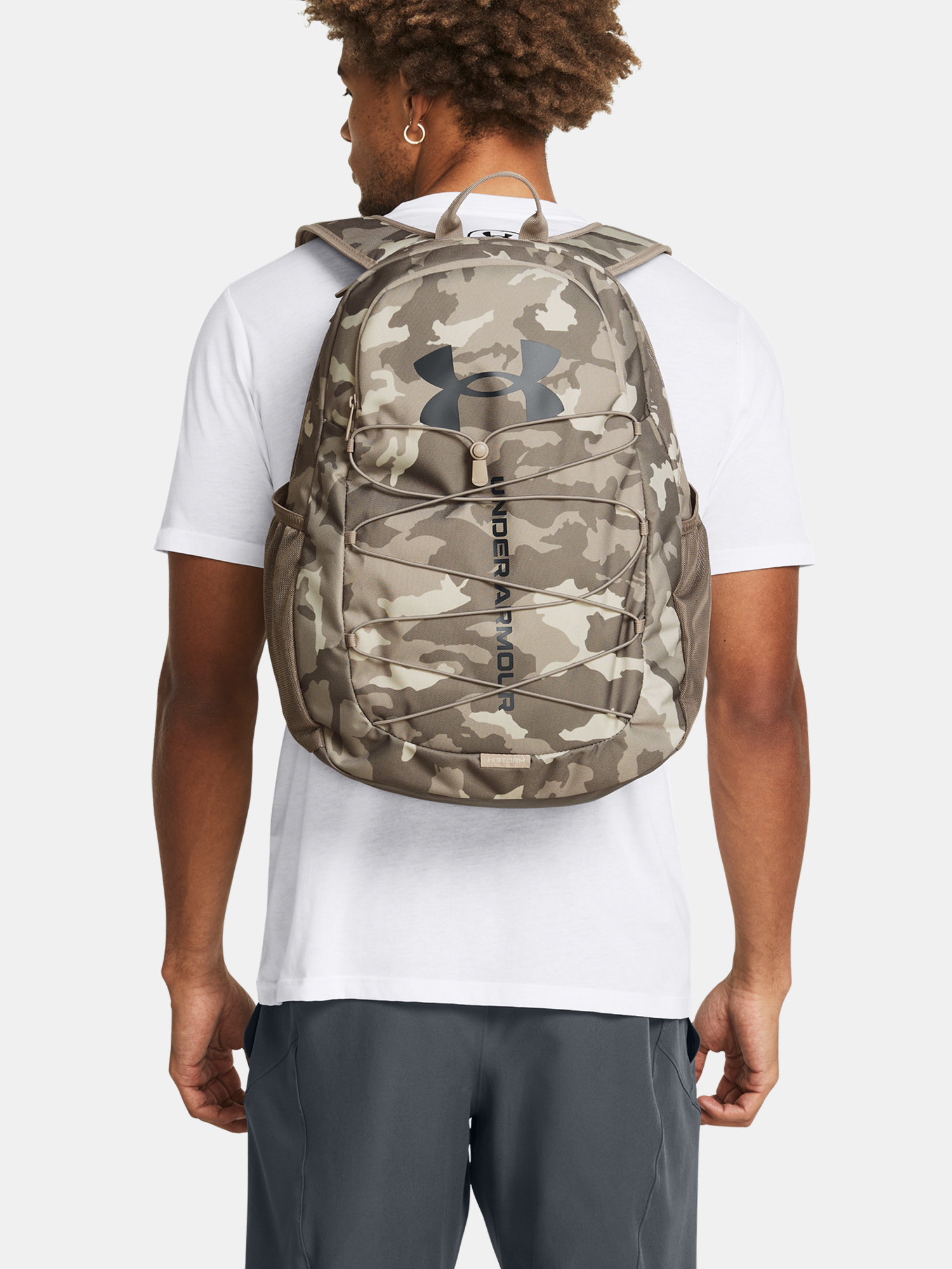 Unisex Backpack Under Armour UA Hustle Sport Backpack-BRN - Unisex