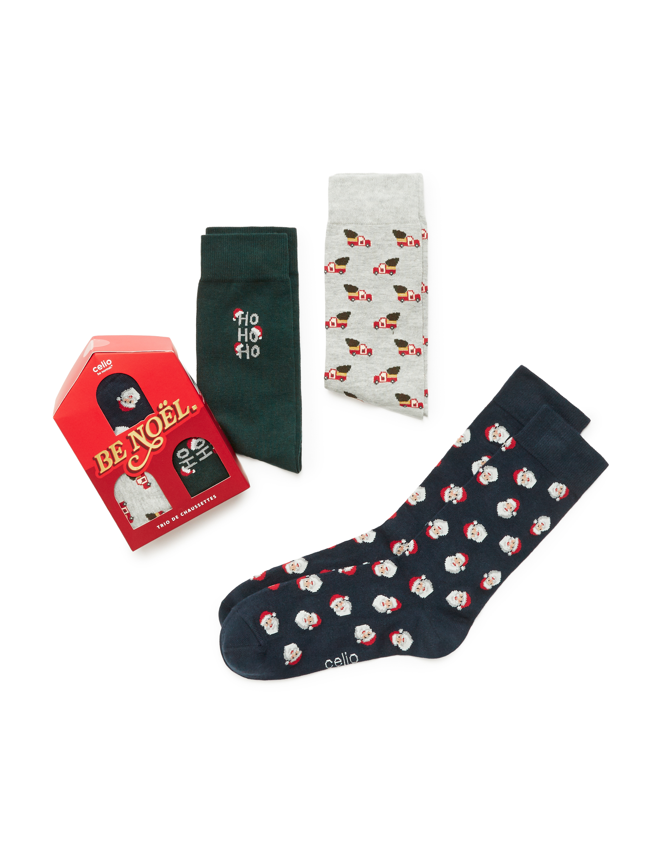 Vianočné ponožky Celio Santa Claus