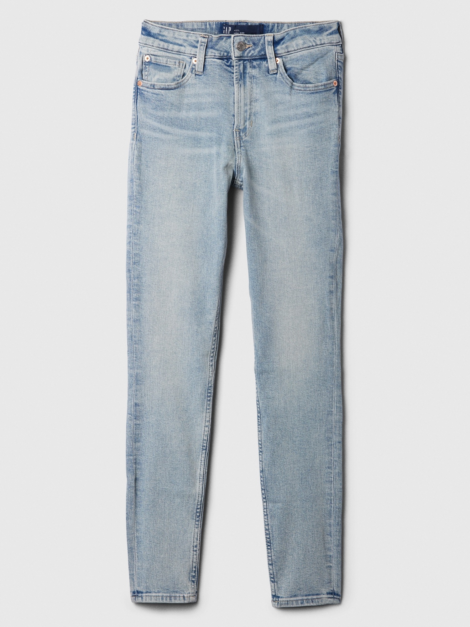Skinny fit pentru femei GAP - albastru deschis