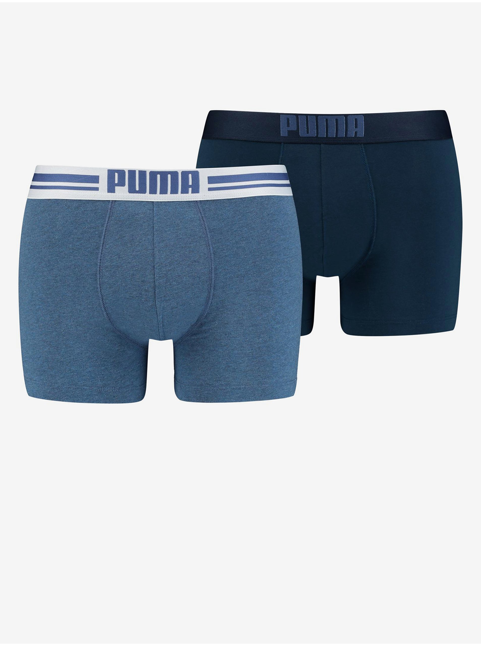 Set of two men's boxers in dark blue and blue Puma - Men