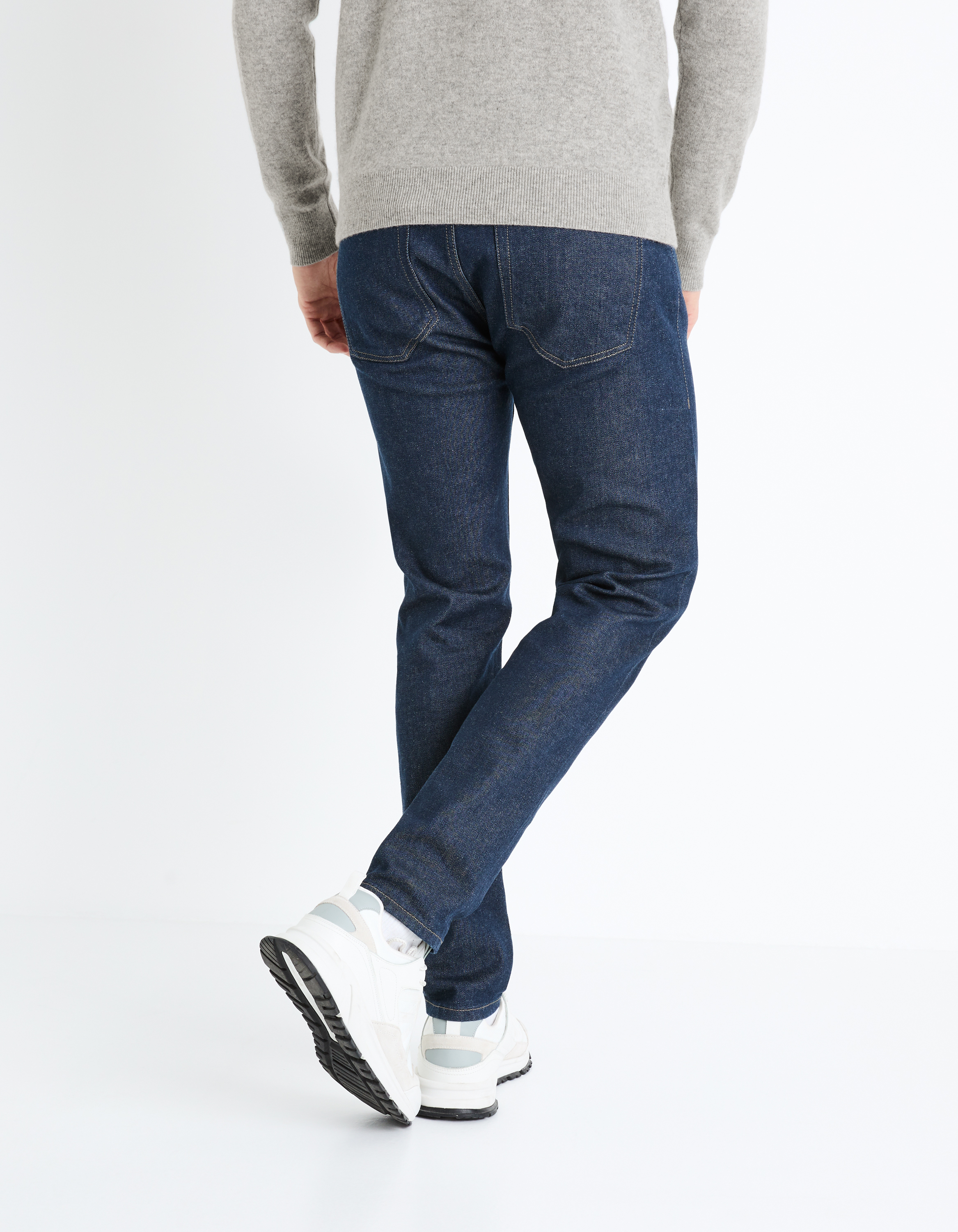 Slim fit pentru barbati Celio - albastru inchis
