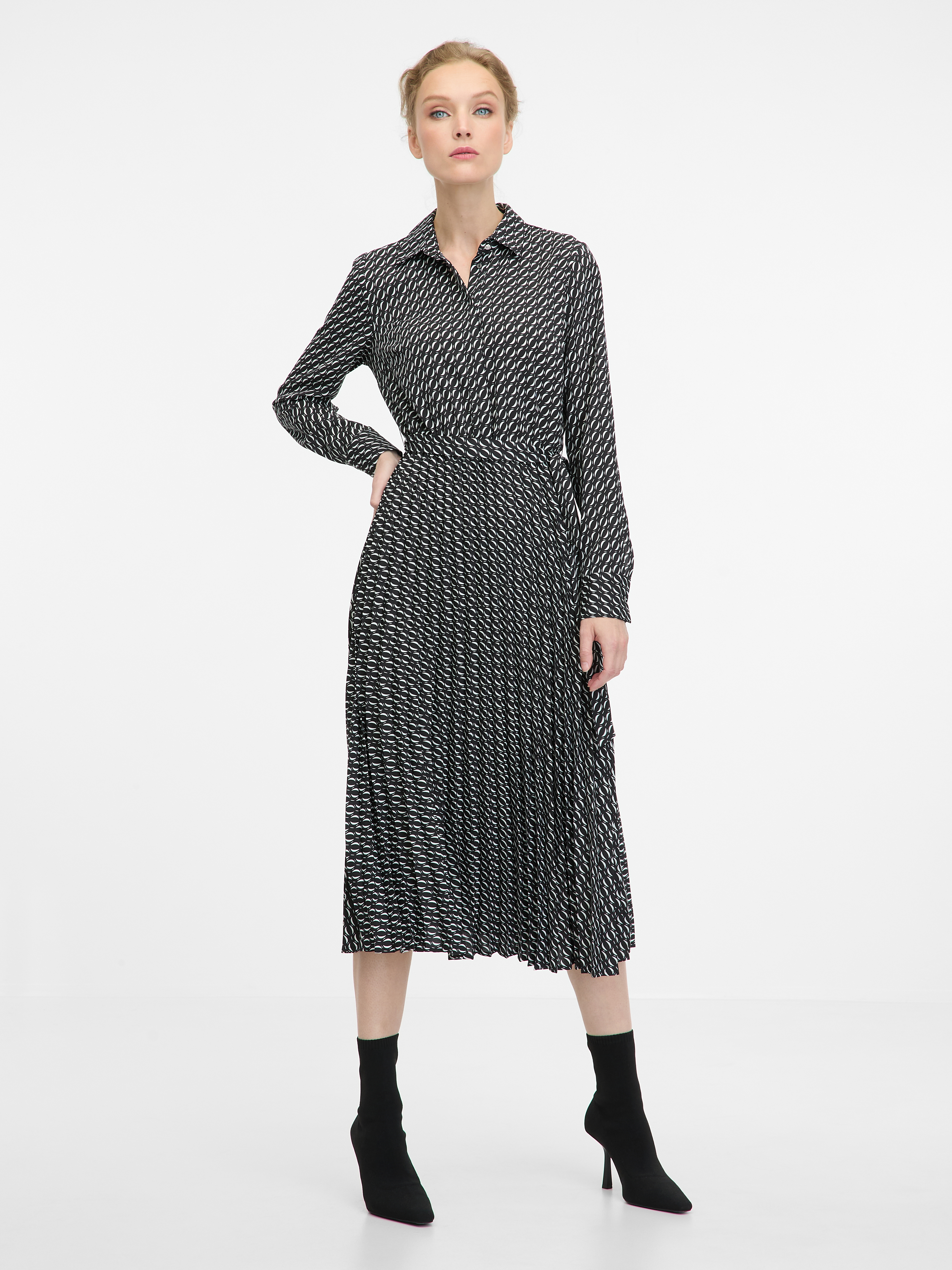 Orsay Grey women's midi dress - Women's