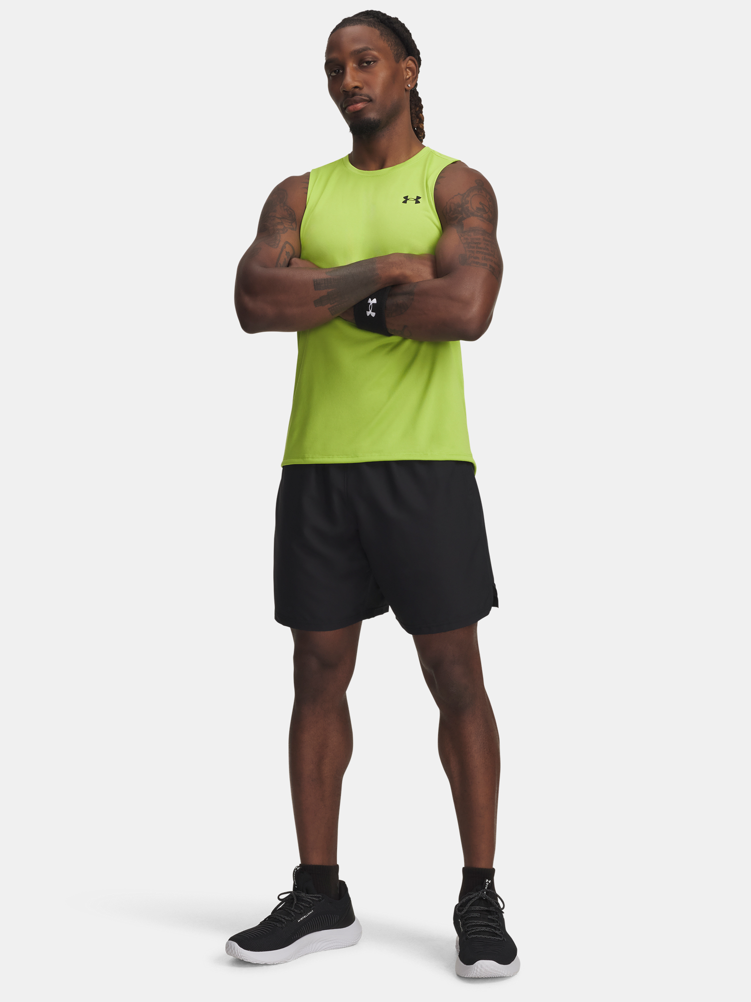 Men&#039;s shorts Under Armour UA Tech Woven Wordmark Short-BLK - Men&#039;s