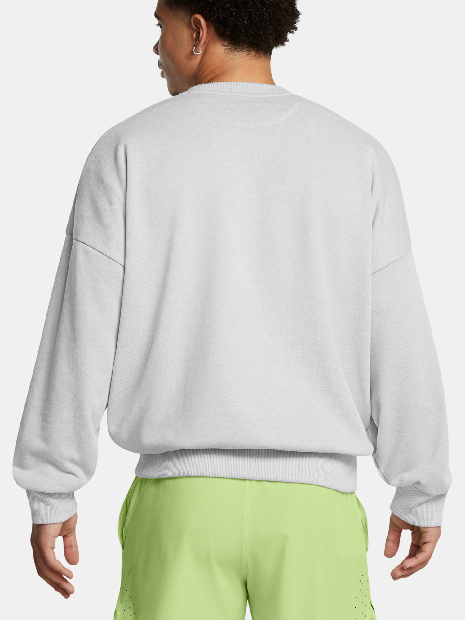 Men's sweatshirt Under Armour UA Icon HWT Terry OS Crew-GRY - Men's