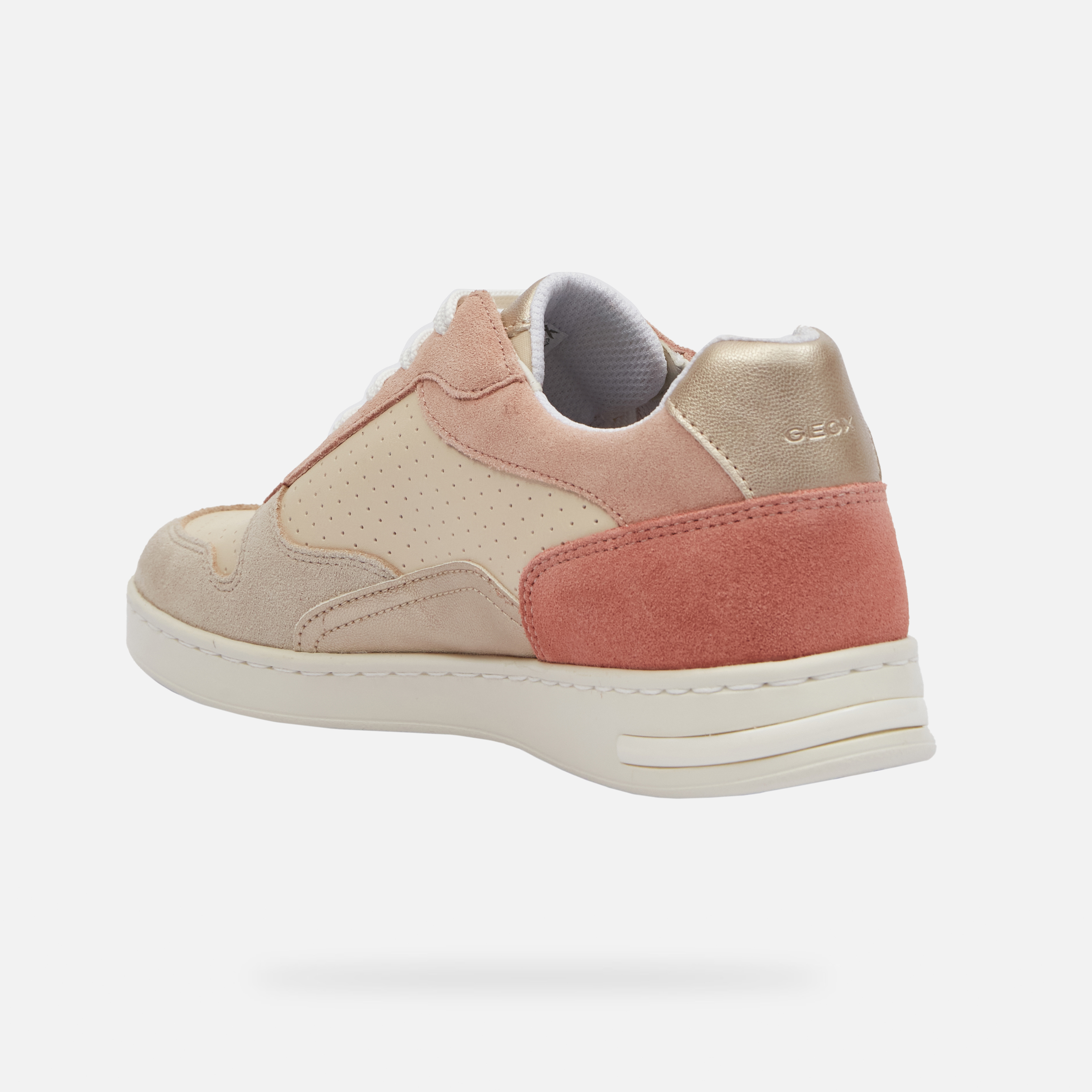 Brown women's sneakers Geox Jaysen - Women's