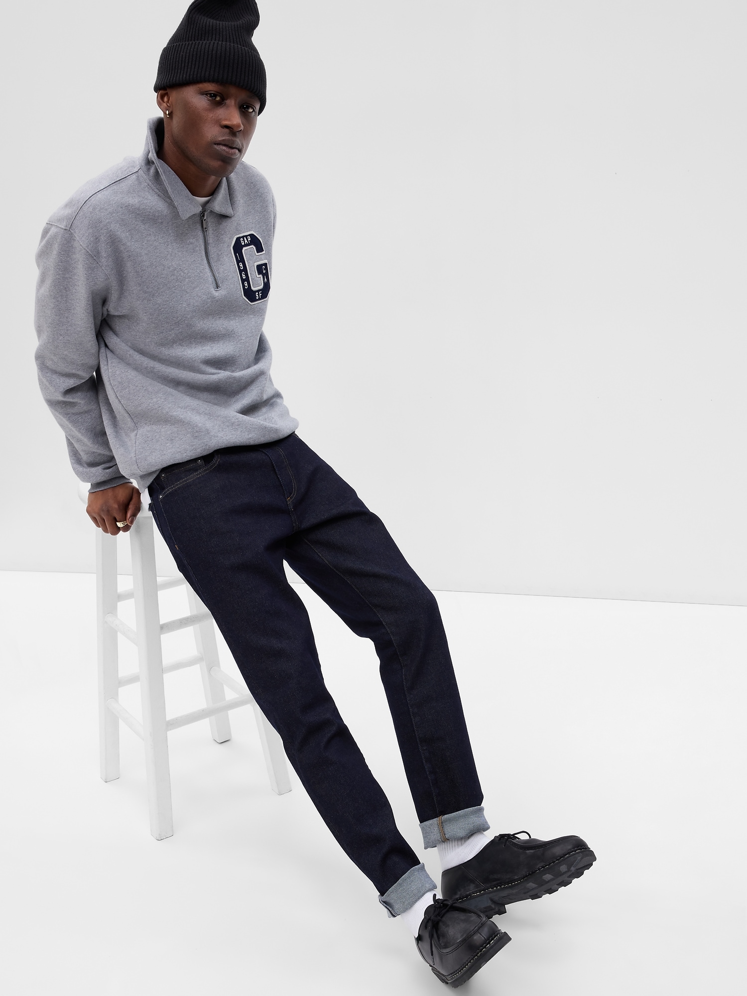 Skinny fit pentru barbati GAP - albastru inchis