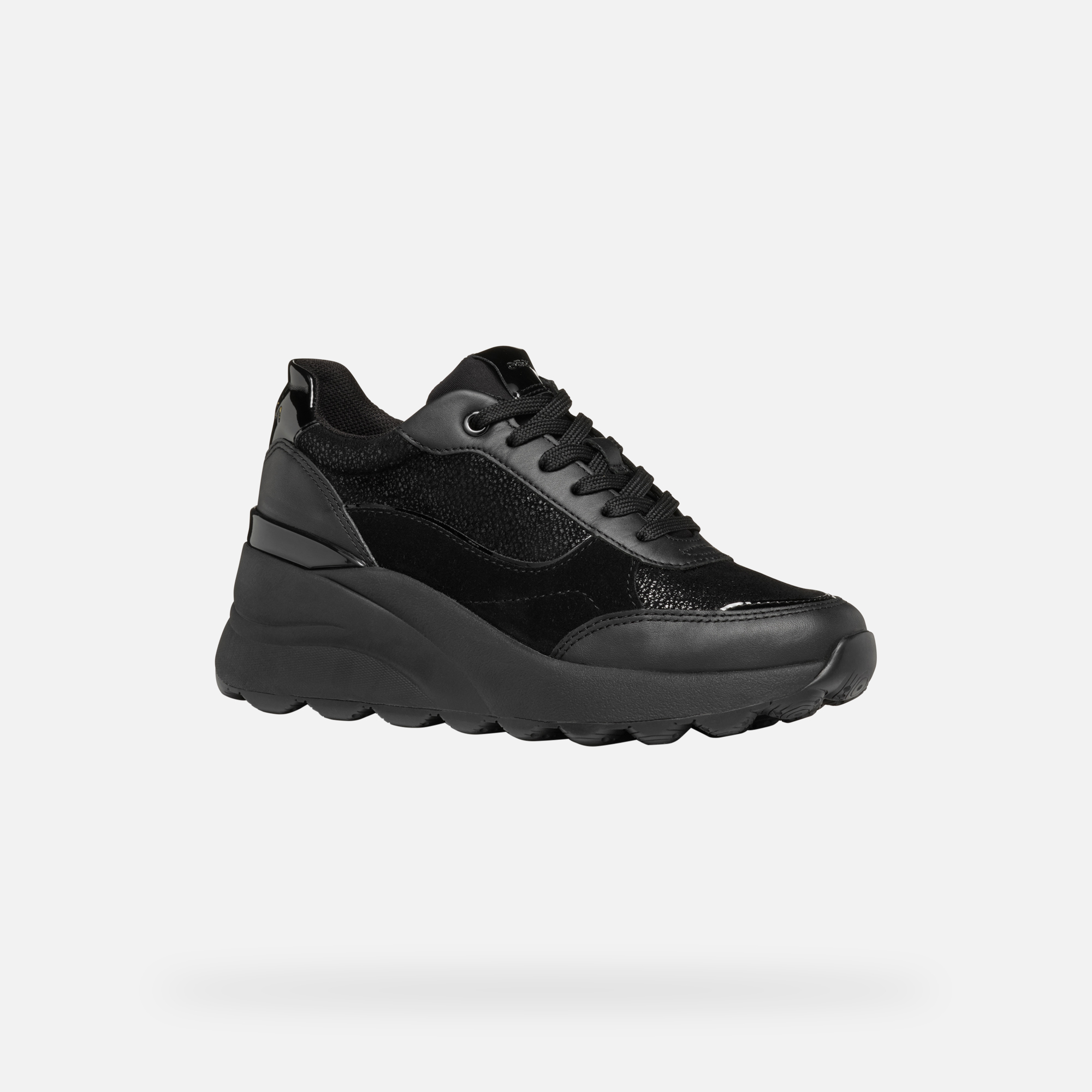 Black women's sneakers Geox Spherica EC13 - Women's