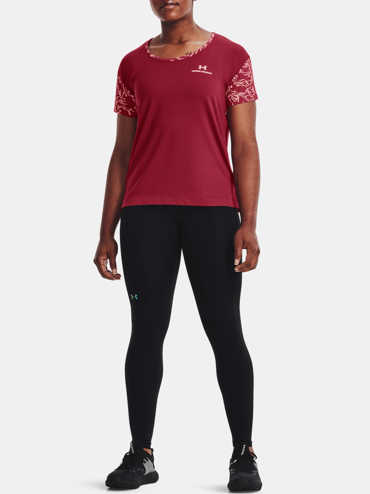 Under Armour T-shirt UA Rush Energy Novelty SS-PNK - Women's