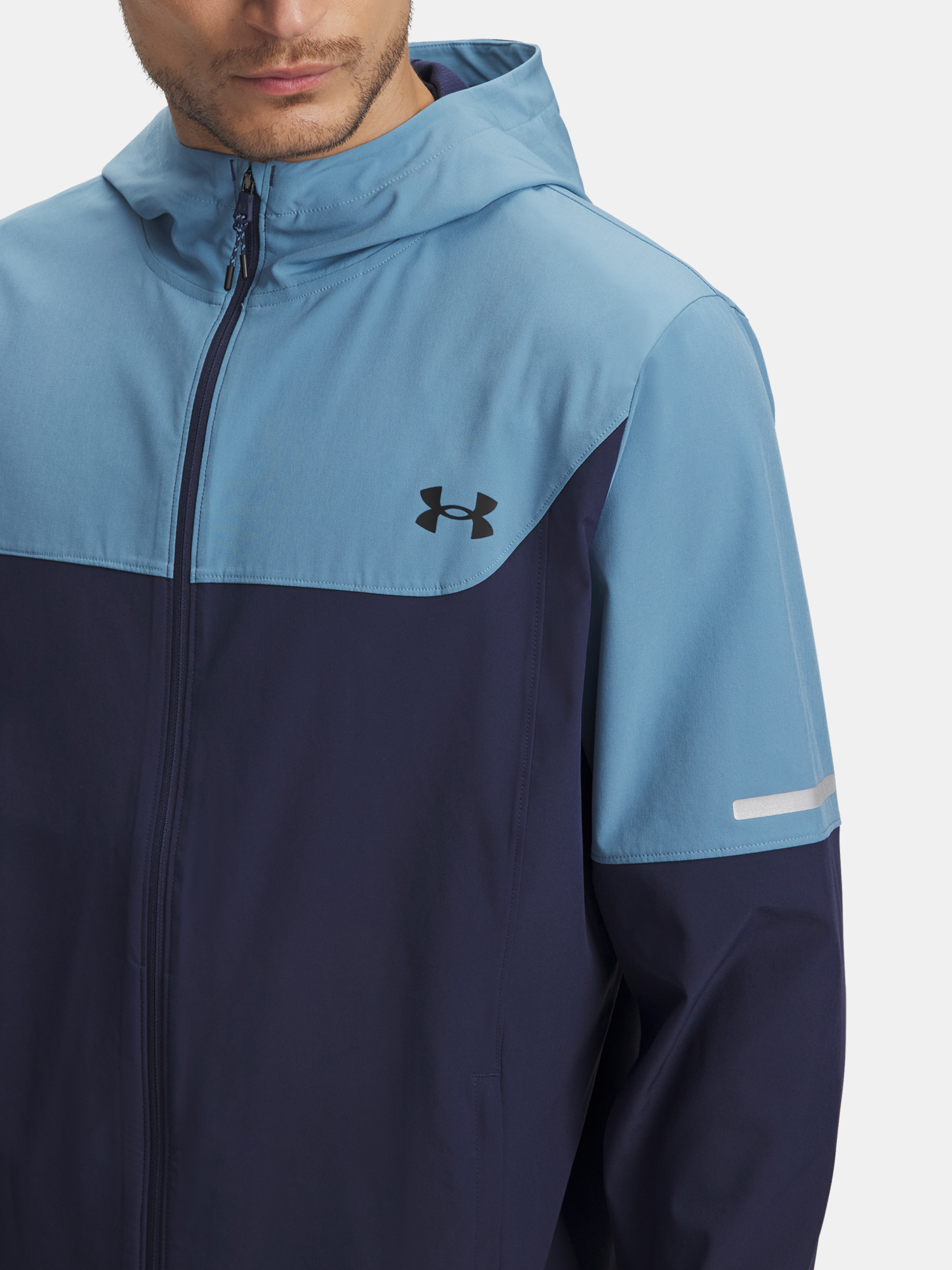 Men&#039;s jacket Under Armour UA Tech Utility Woven Jckt-BLU - Men&#039;s