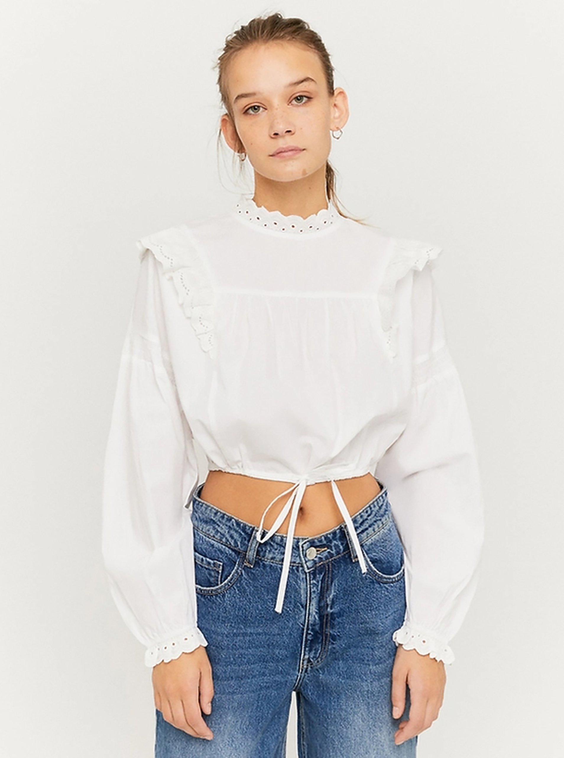 White Short Blouse TALLY WEiJL - Women