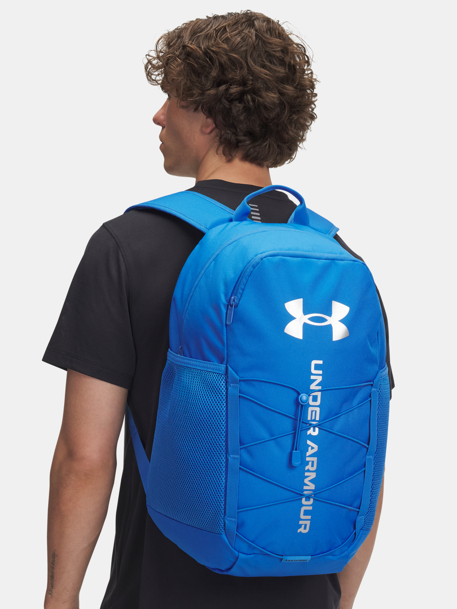 Unisex Under Armour Hustle Sport 6.0 Backpack-BLU - unisex
