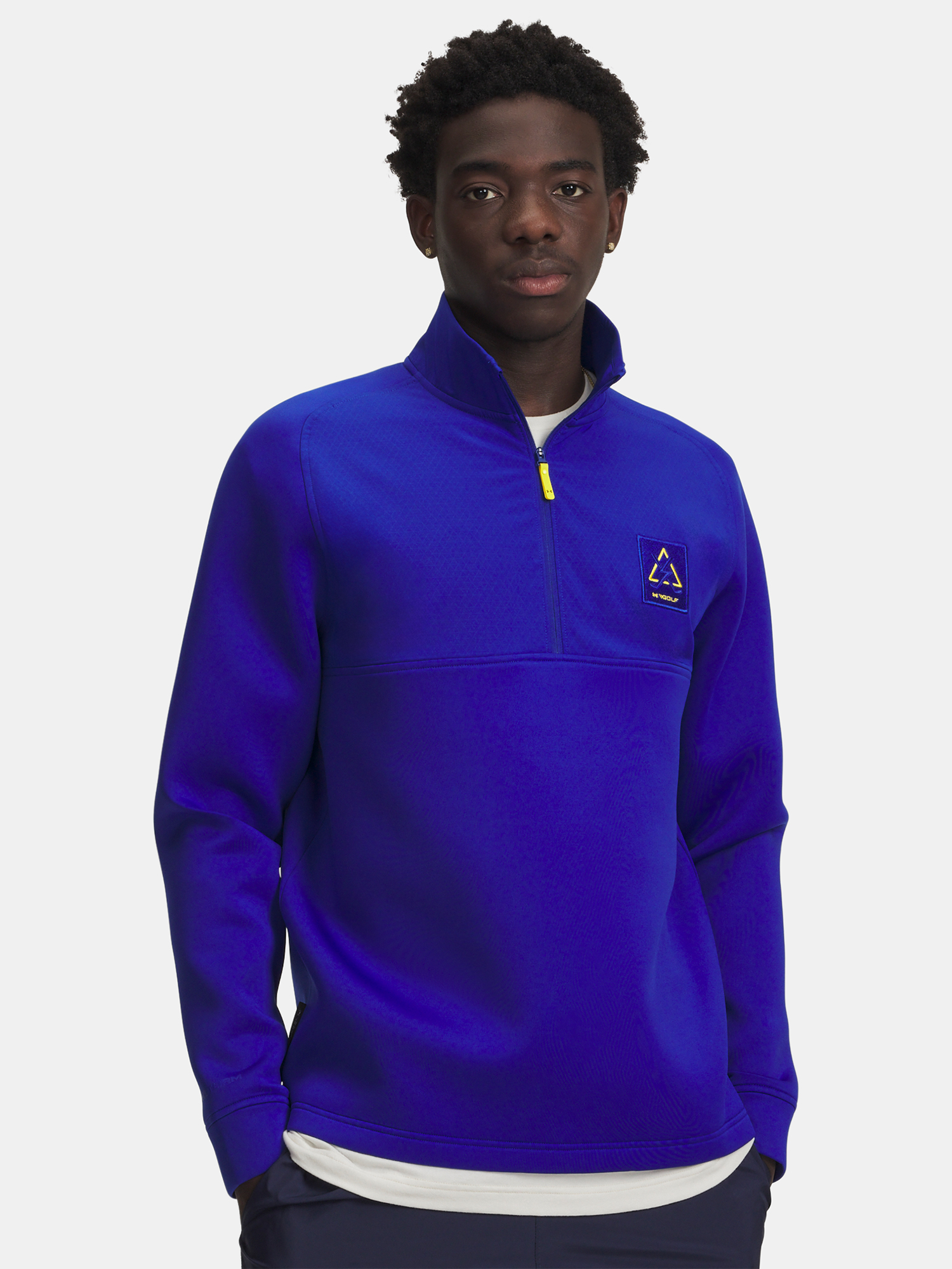 Men's Under Armour UA Drive Pro Hyb Warning HZ-BLU - Men's Sweatshirt