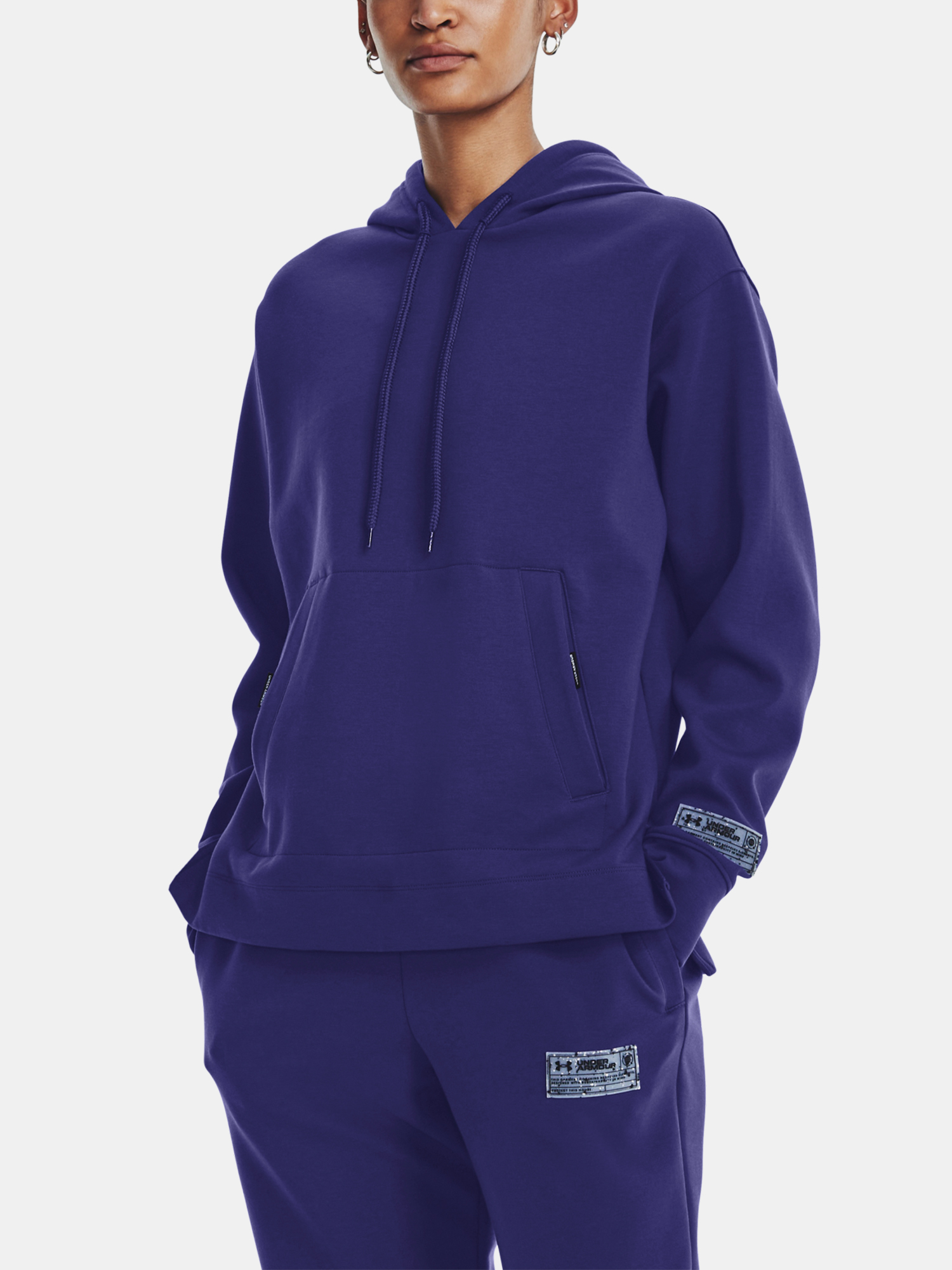 Under Armour Sweatshirt UA Summit Knit Hoodie-BLU - Unisex