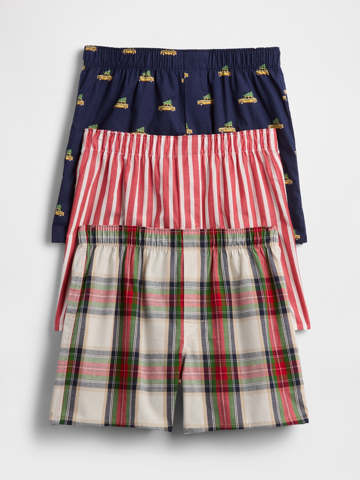 Pantaloni scurți GAP din bumbac, 3 piese - pentru bărbați