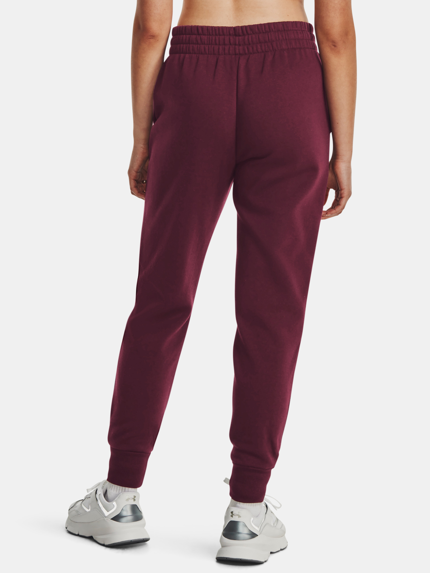 Pantaloni si pantaloni scurti pentru femei Under Armour - bordo