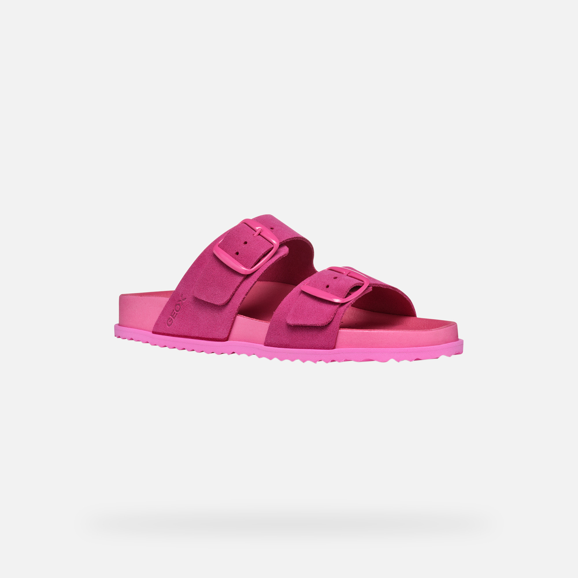 Pink women's slippers Geox Sandybett - Women's
