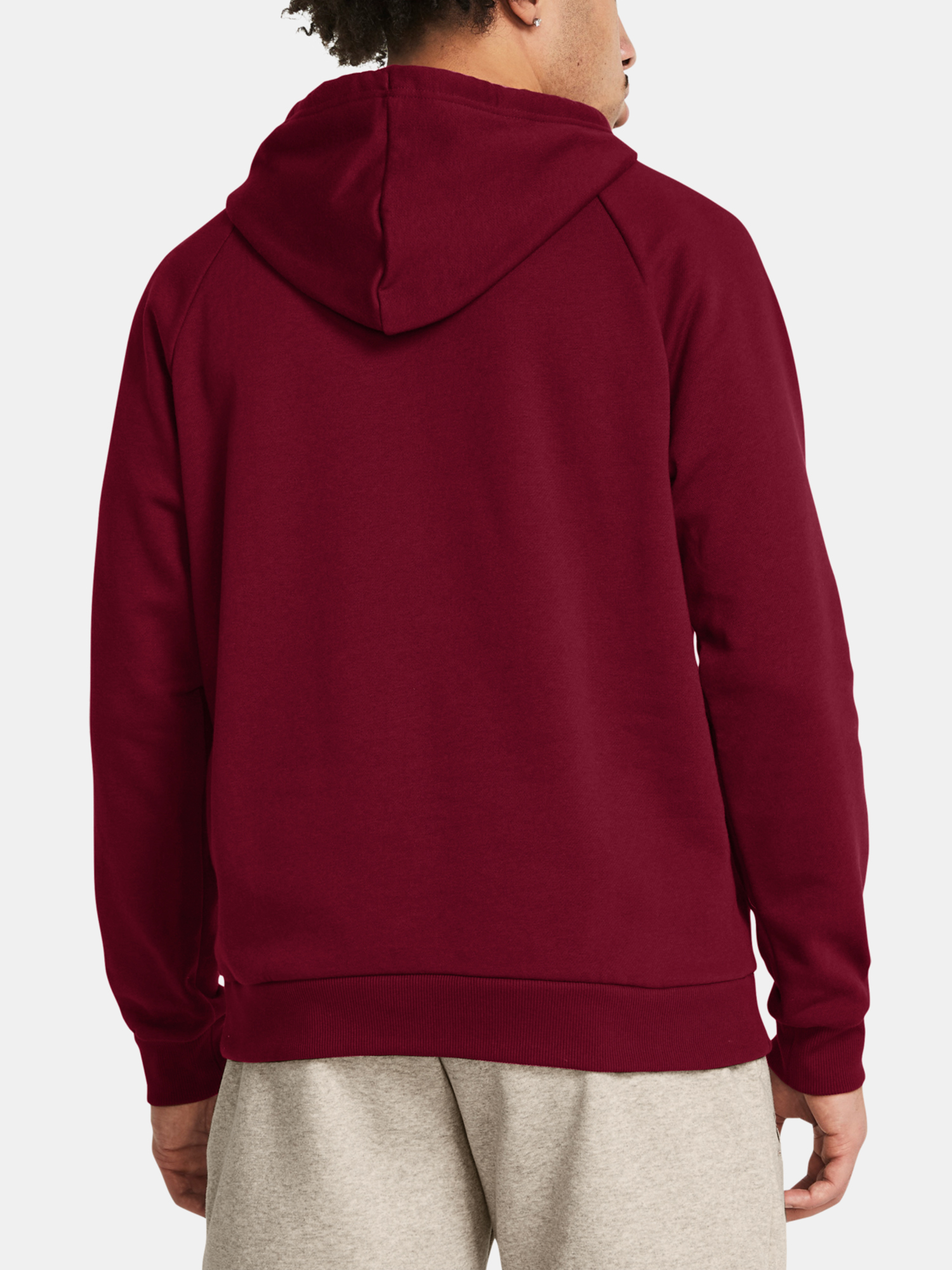 Men's sweatshirt Under Armour UA Rival Fleece Hoodie-RED - Men's