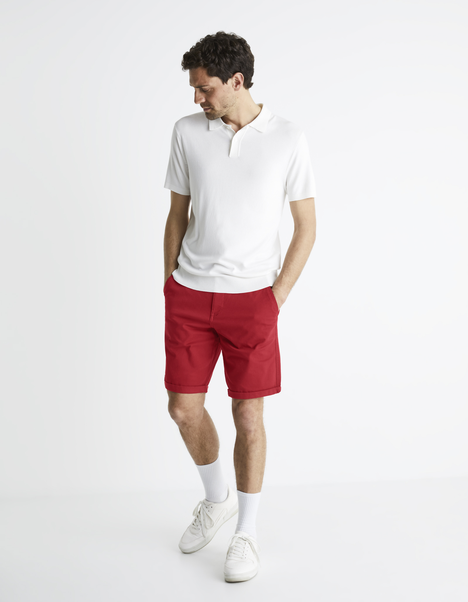 Pantaloni scurti pentru barbati Celio - rosu