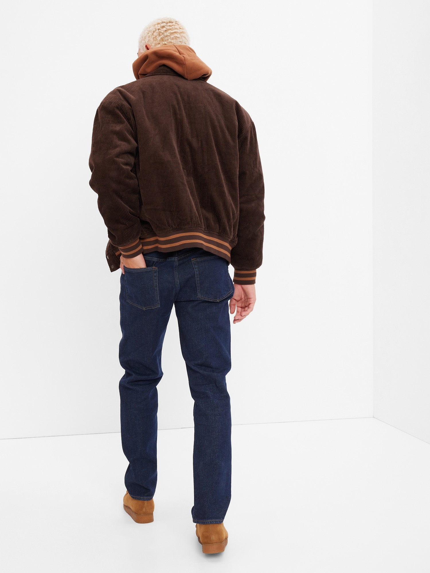 Slim fit pentru barbati GAP - albastru inchis
