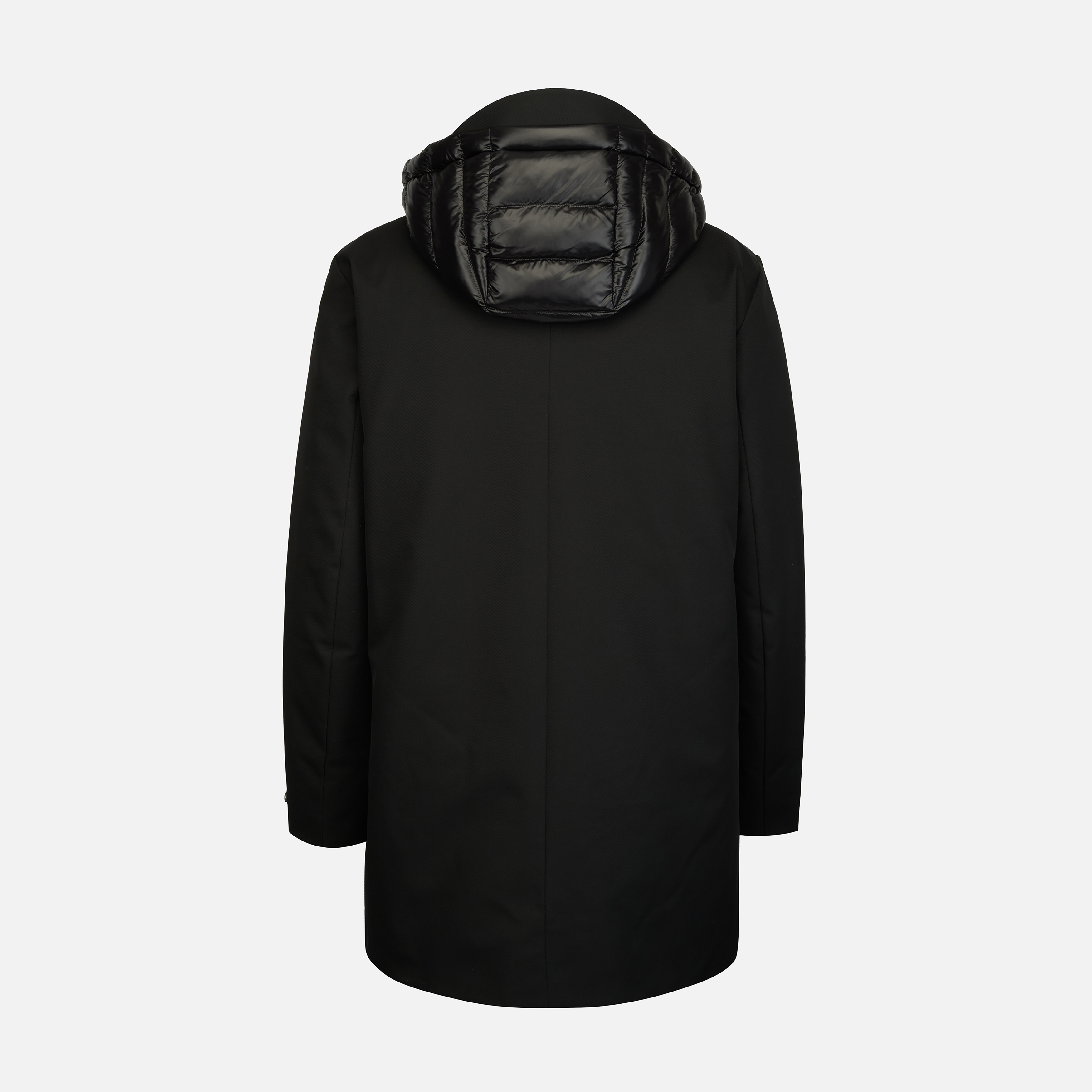 Parka neagră pentru bărbați Geox Aerantis