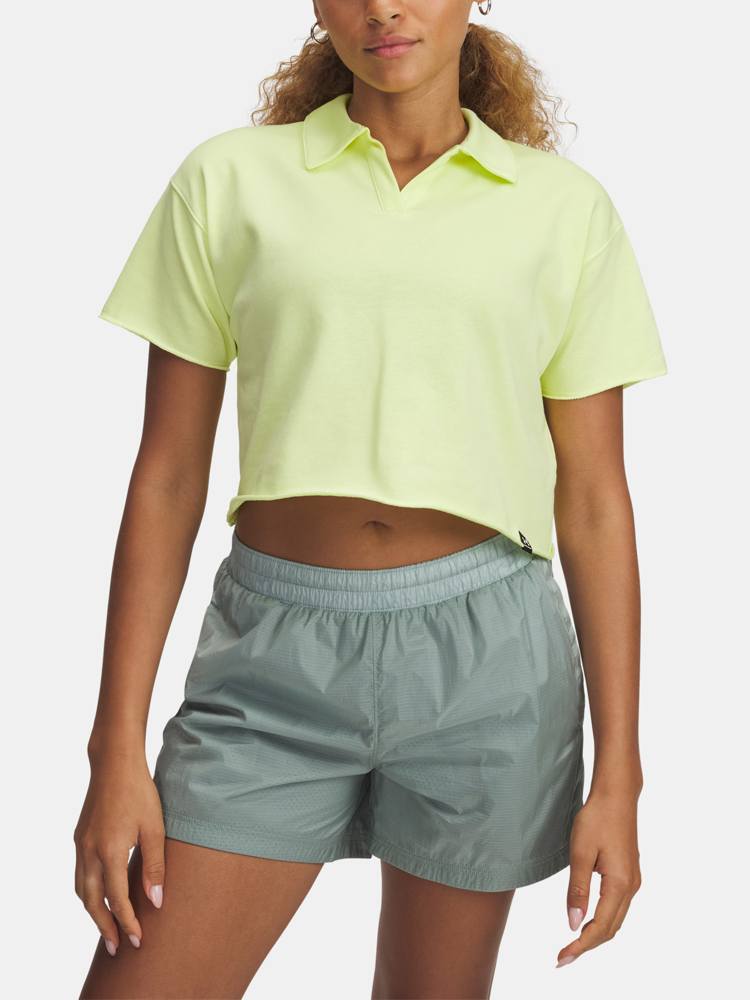 Womens T-shirt Under Armour UA Icon Terry Polo - Womens