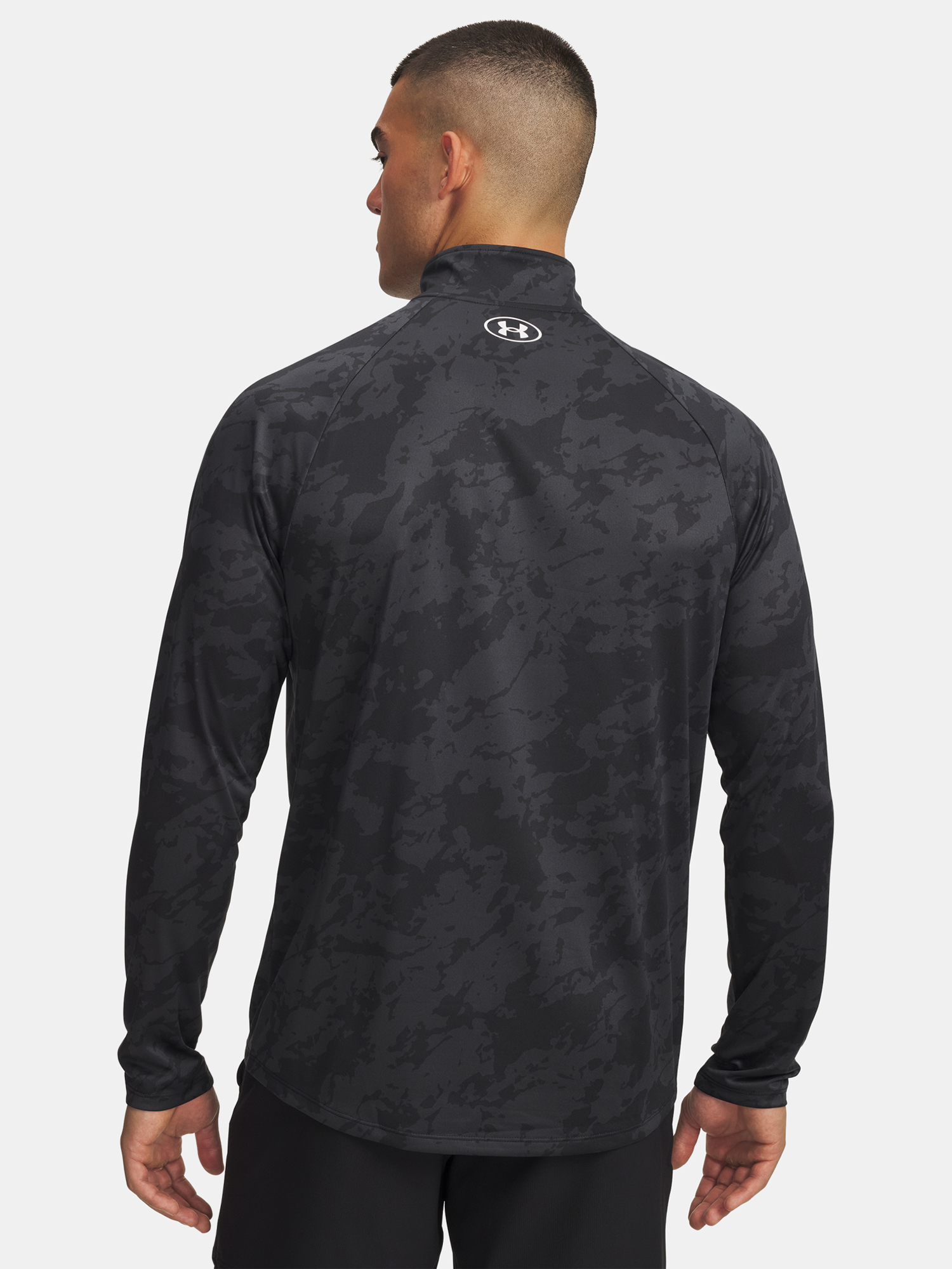 Men's Under Armour UA Tech 2.0 1/2 Zip-BLK T-Shirt - Men's