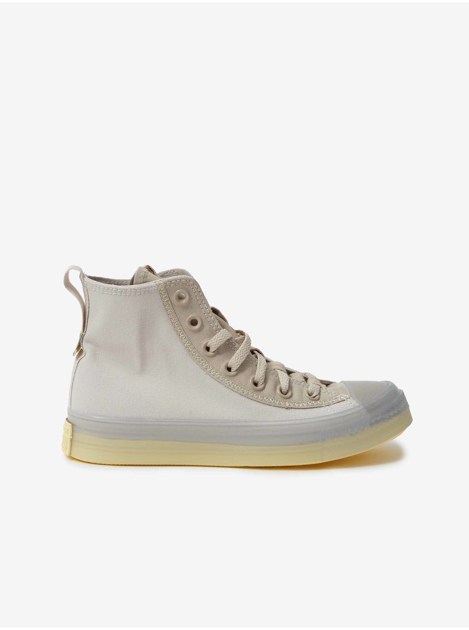 Light Grey Women's Converse Ankle Sneakers - Women
