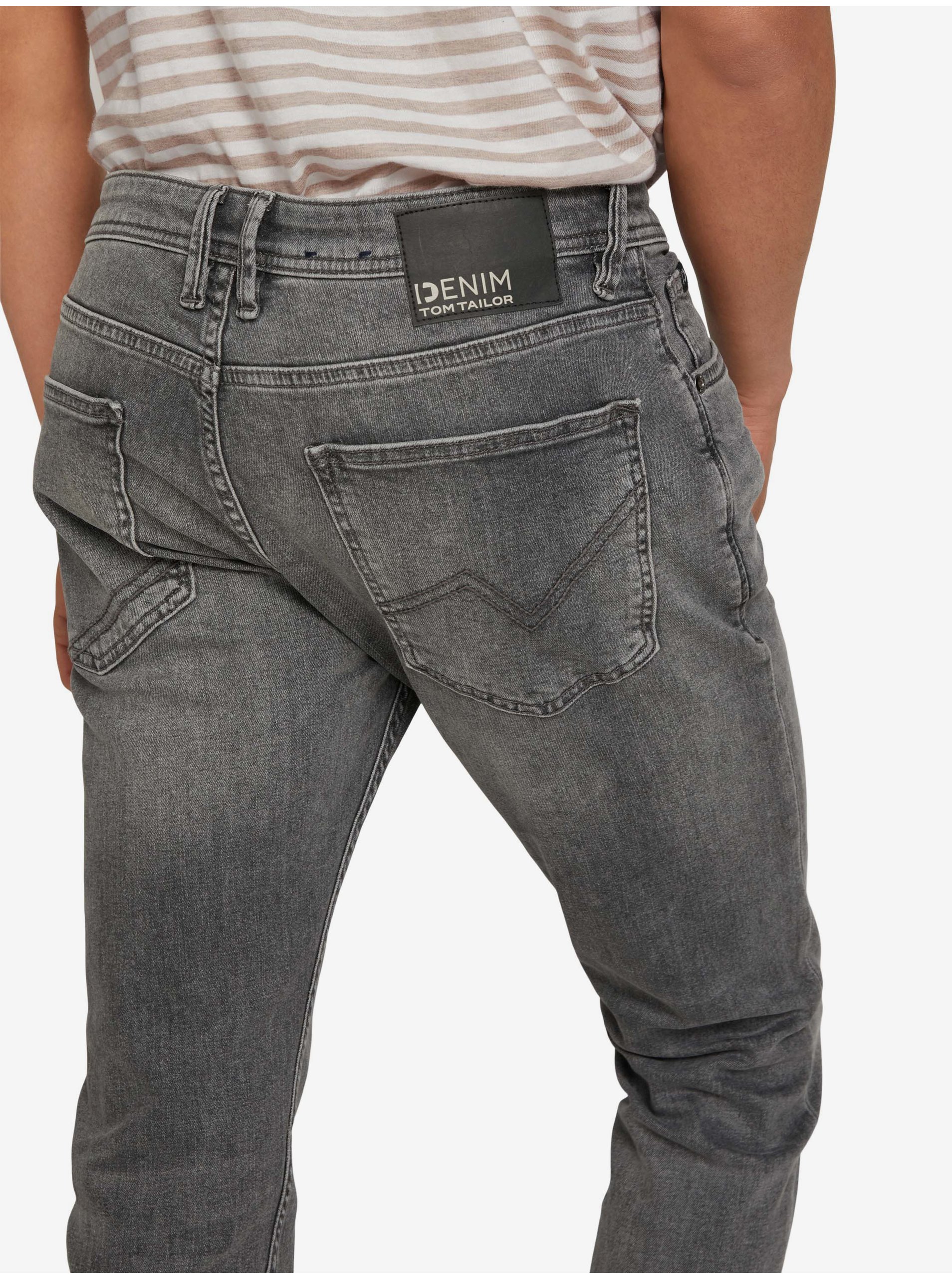 Grey Men&#039;s Slim Fit Jeans Tom Tailor Denim - Men&#039;s