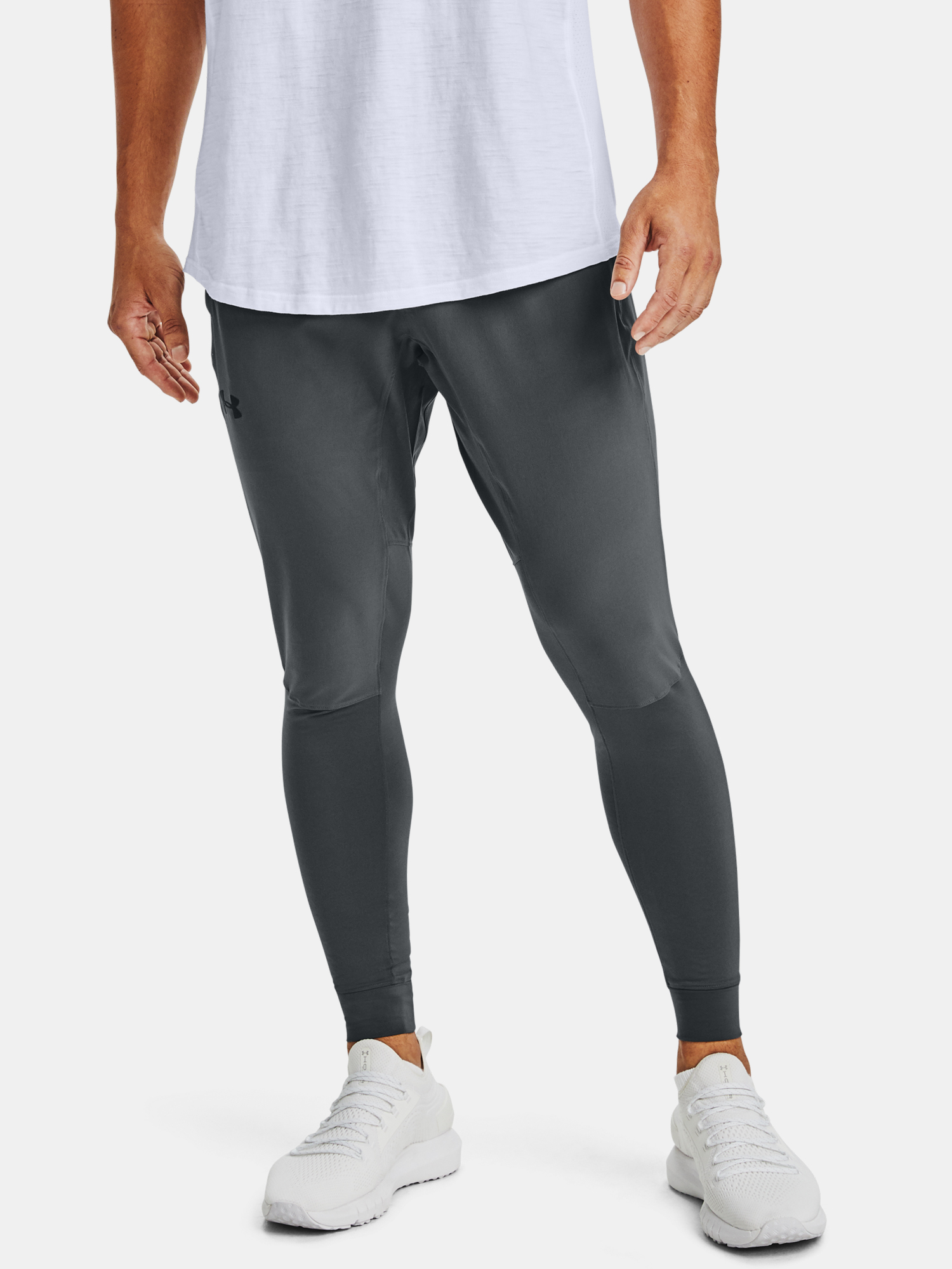 Tracksuits Under Armour HYBRID PANTS-GRY