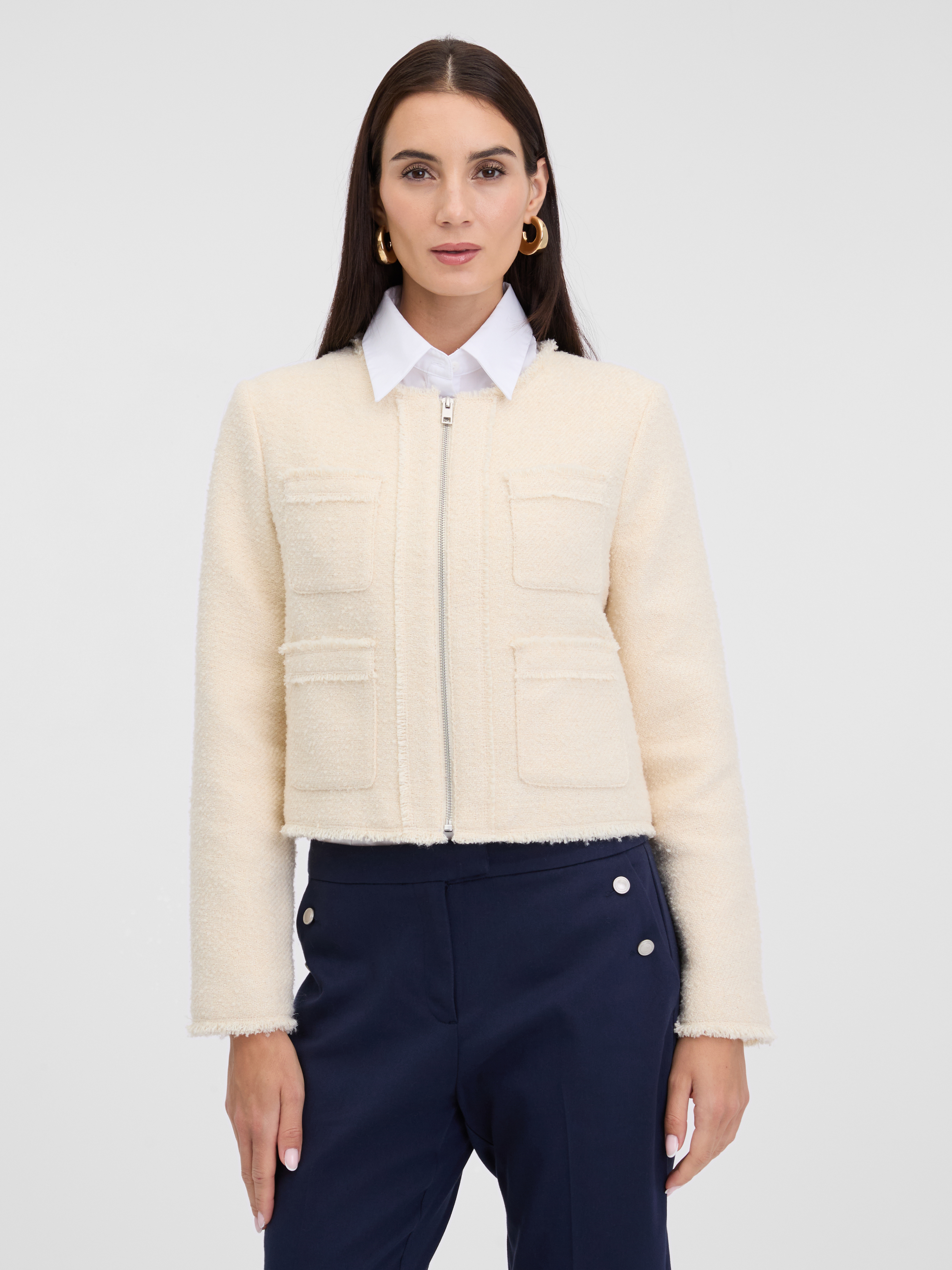 Krémové dámské sako ORSAY