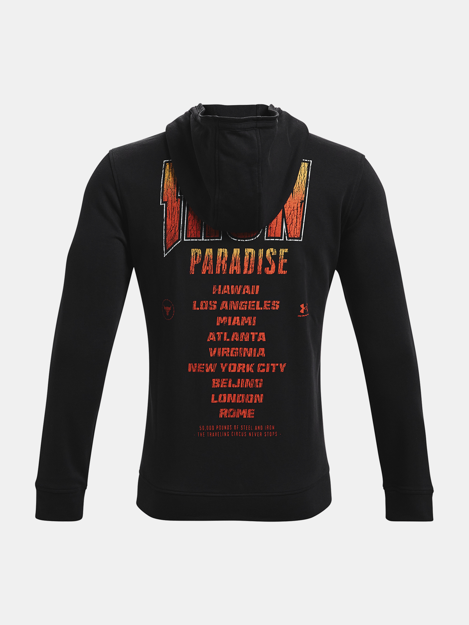 Under Armour Sweatshirt Pjt Rock Terry FZ Hoodie-BLK - Men's