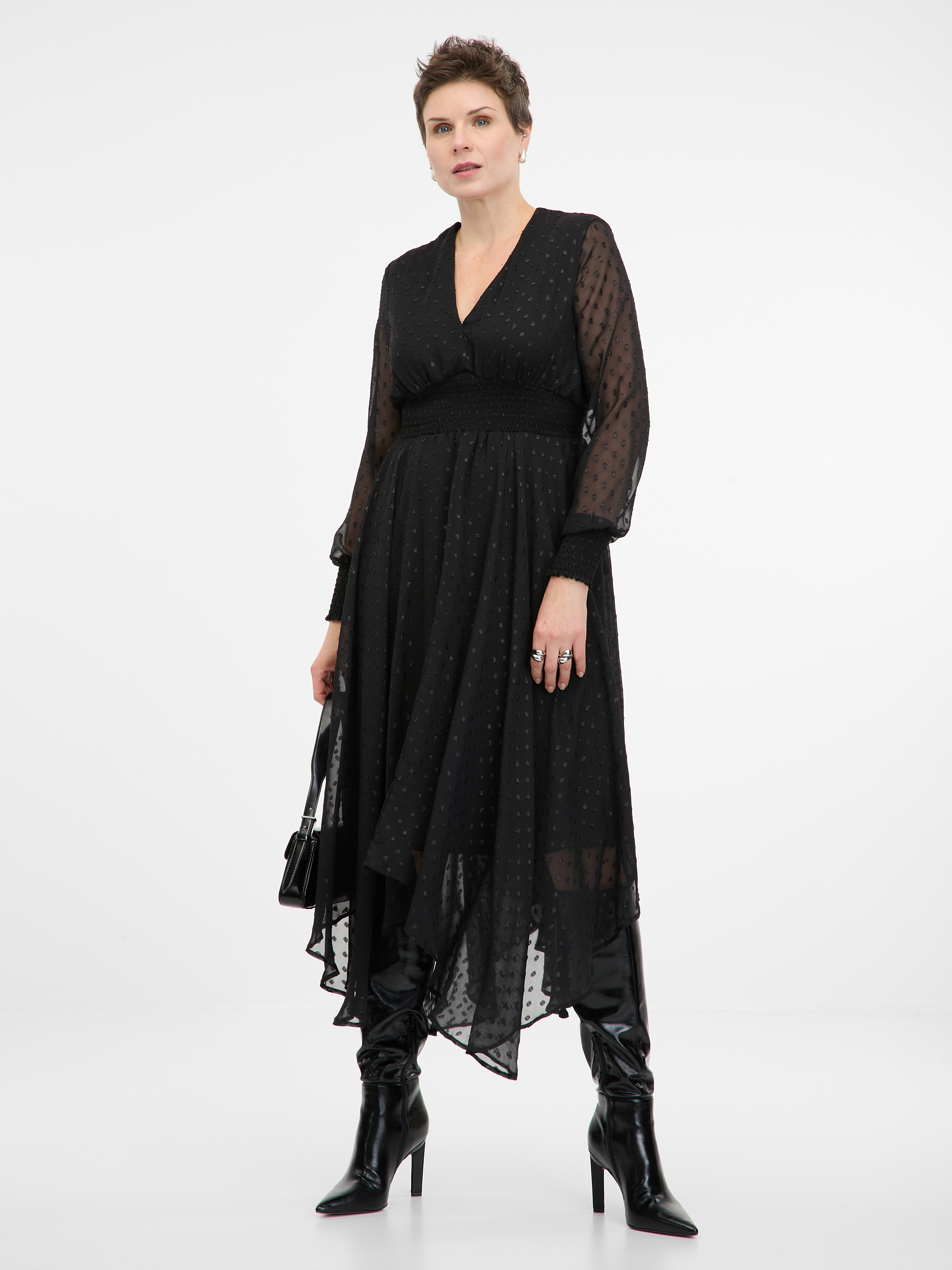 Black women's midi dress ORSAY - Women's