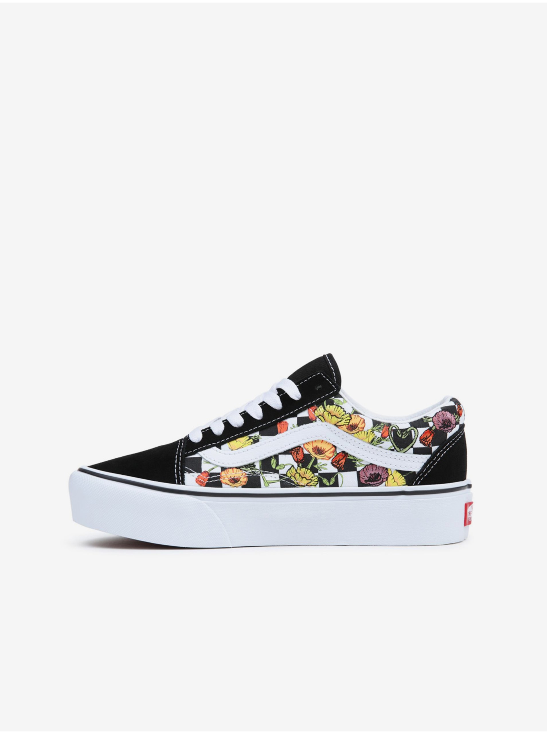 Black Women's Sneakers With Leather Details VANS - Women