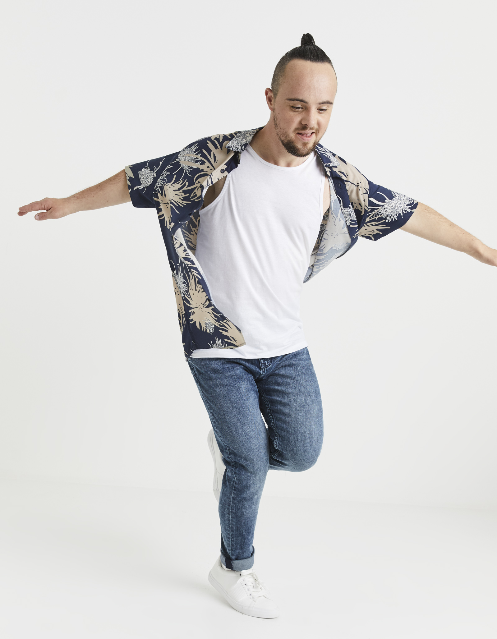 Blugi pentru bărbați Celio Straight fit