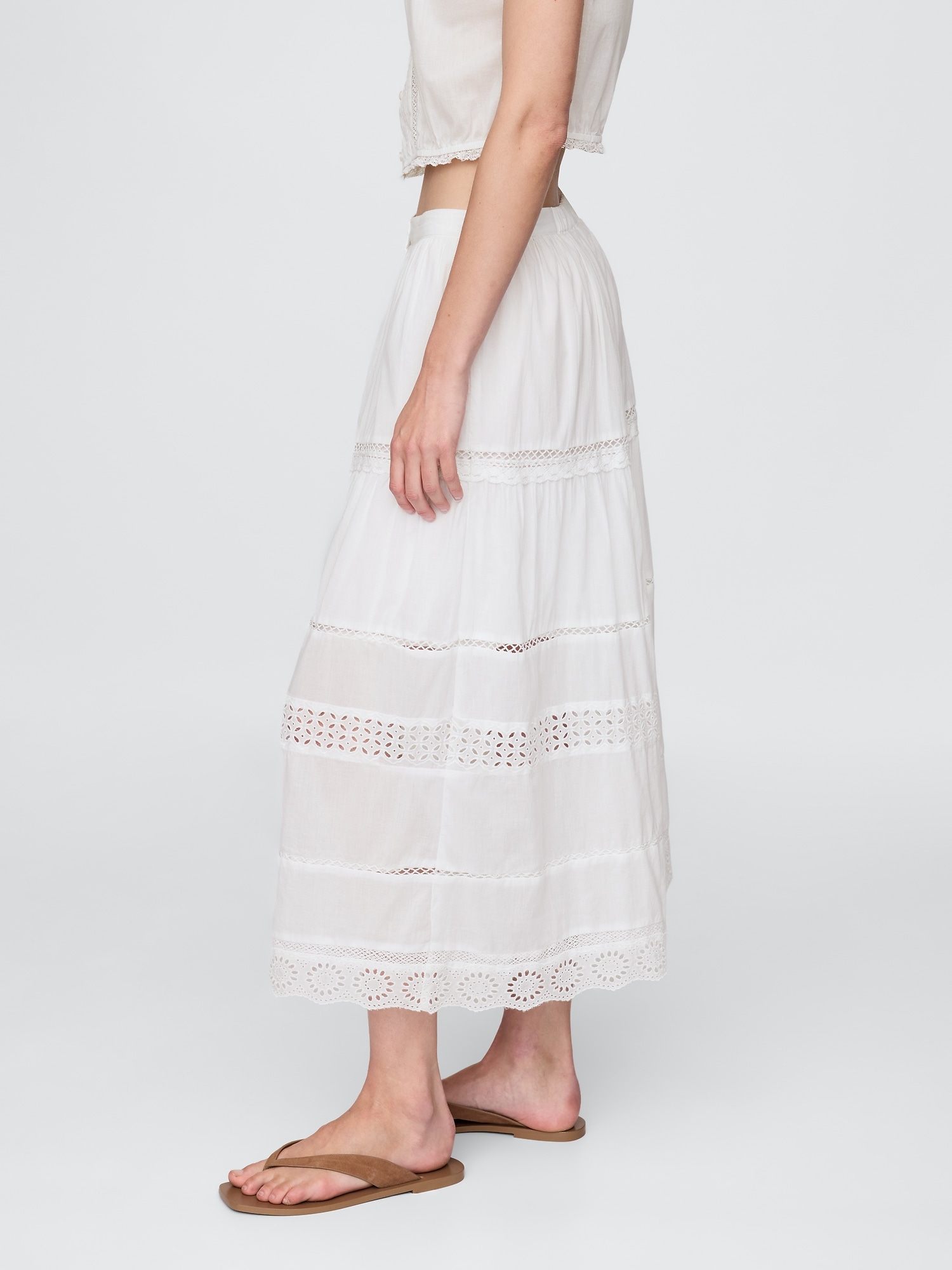 GAP Maxi skirt with lace - Women&#039;s