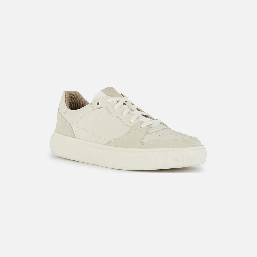 White men's sneakers Geox Deiven B - Men's