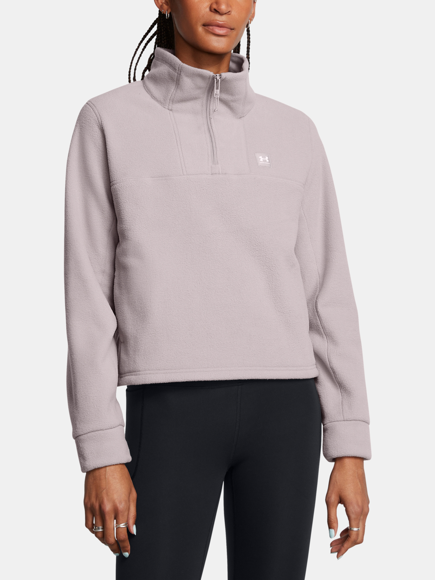 Women's Sweatshirt Under Armour UA W Expanse Fleece HZ-GRY - Women's