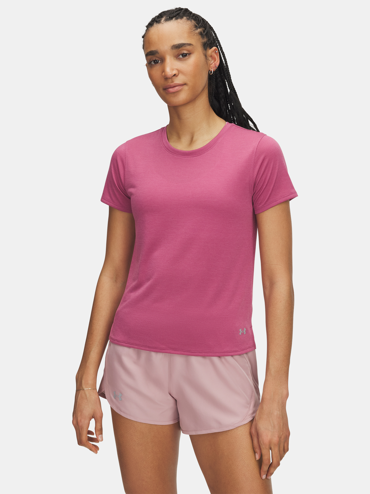 Under Armour UA Launch Shortsleeve Women's T-Shirt-RED - Women's
