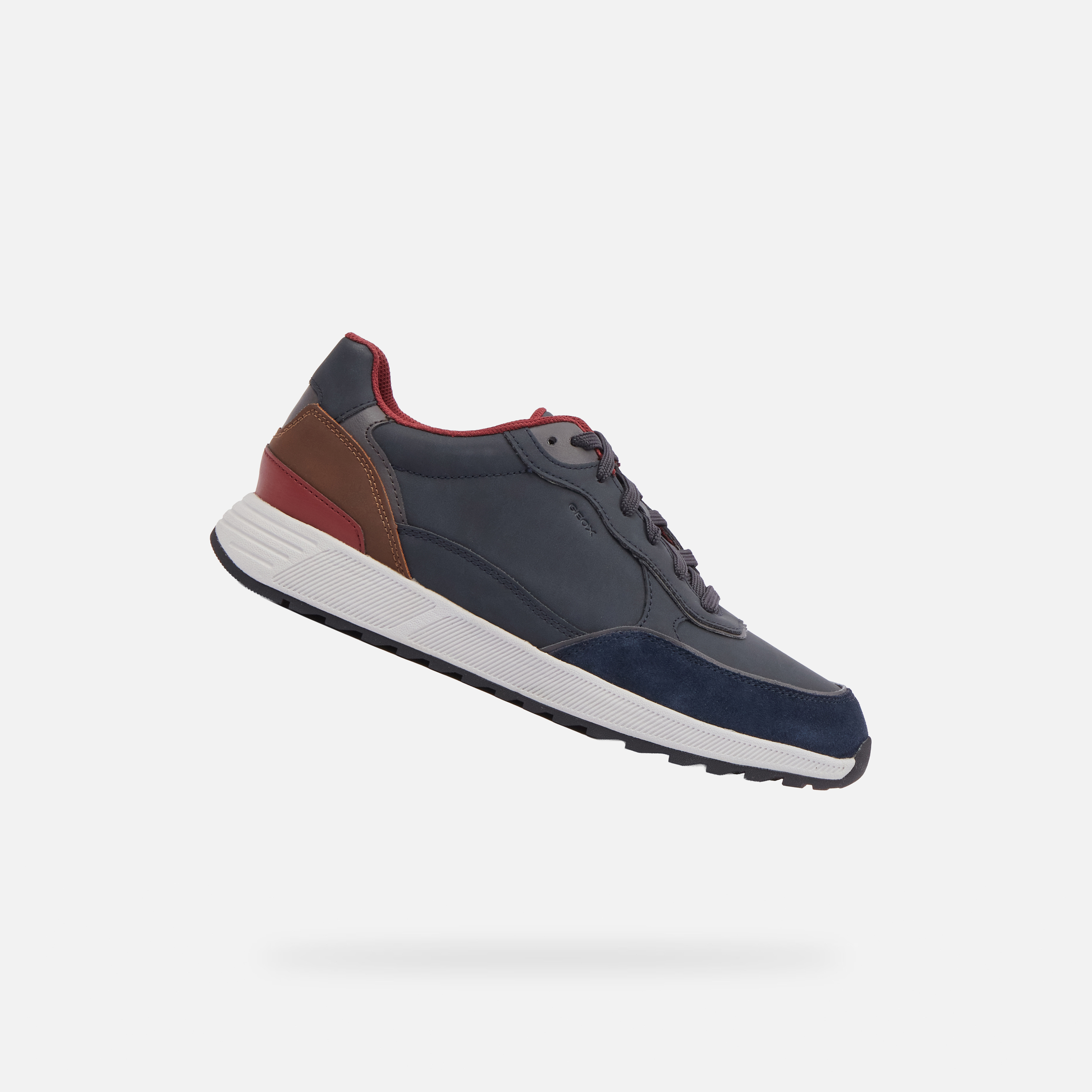 Dark blue mens sneakers Geox Molveno - Mens