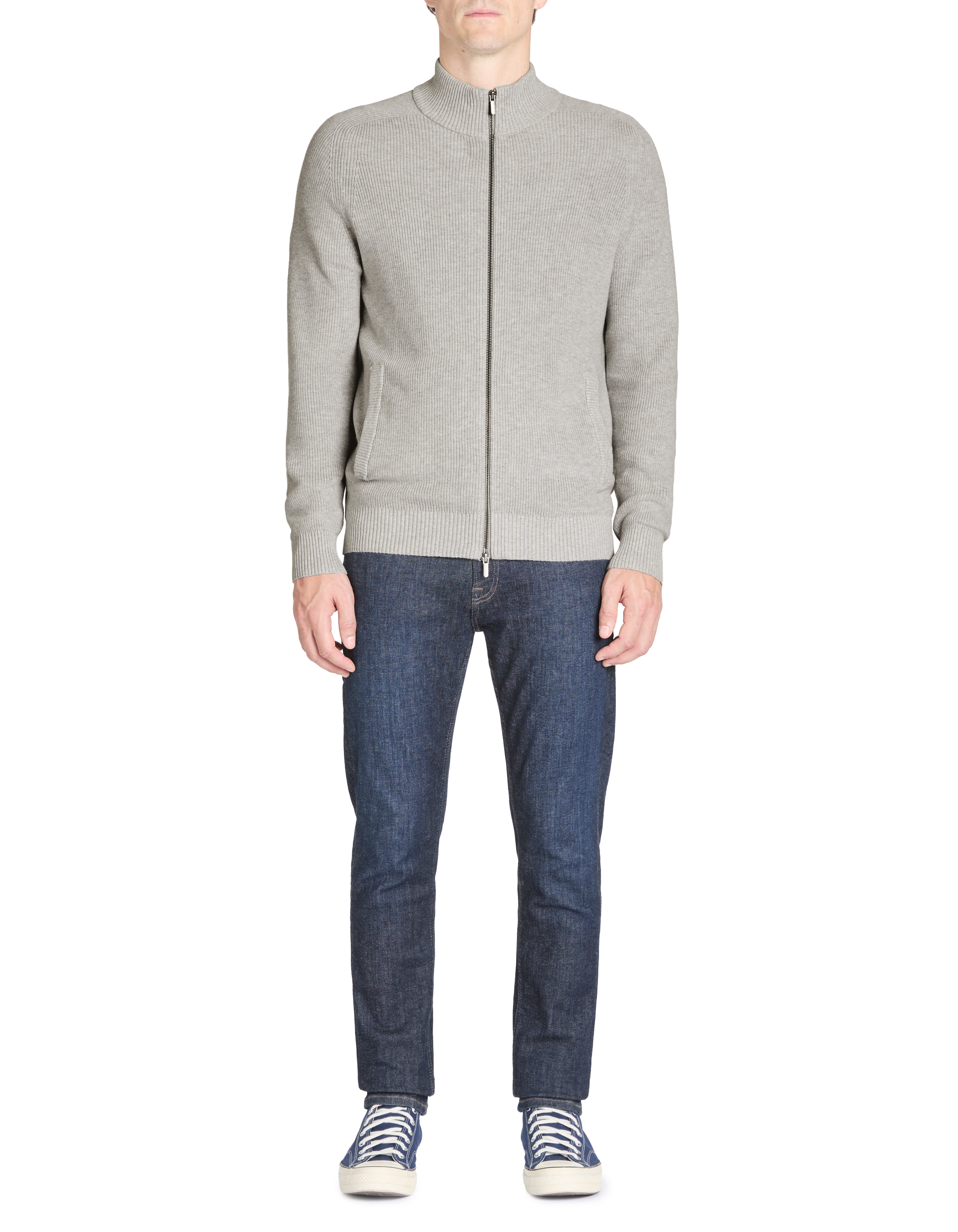 Celio Jeshintano Zip Cardigan - Men's