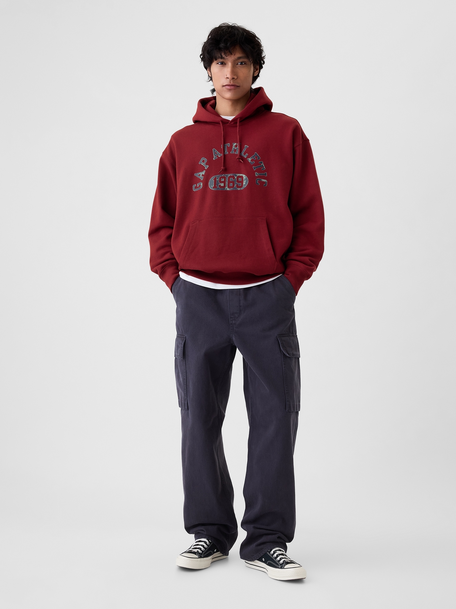 GAP Oversize sweatshirt with logo - Men&#039;s