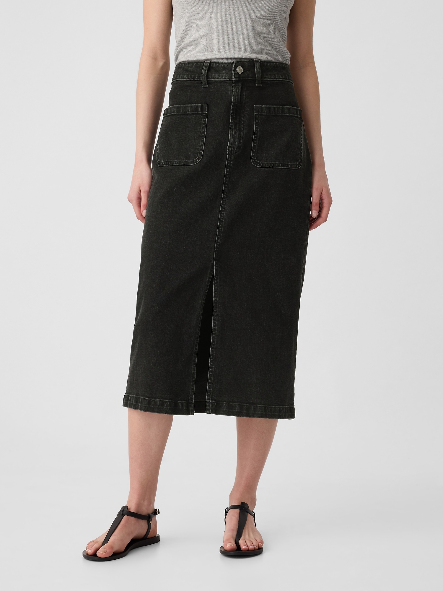 GAP Denim midi skirt - Women&#039;s
