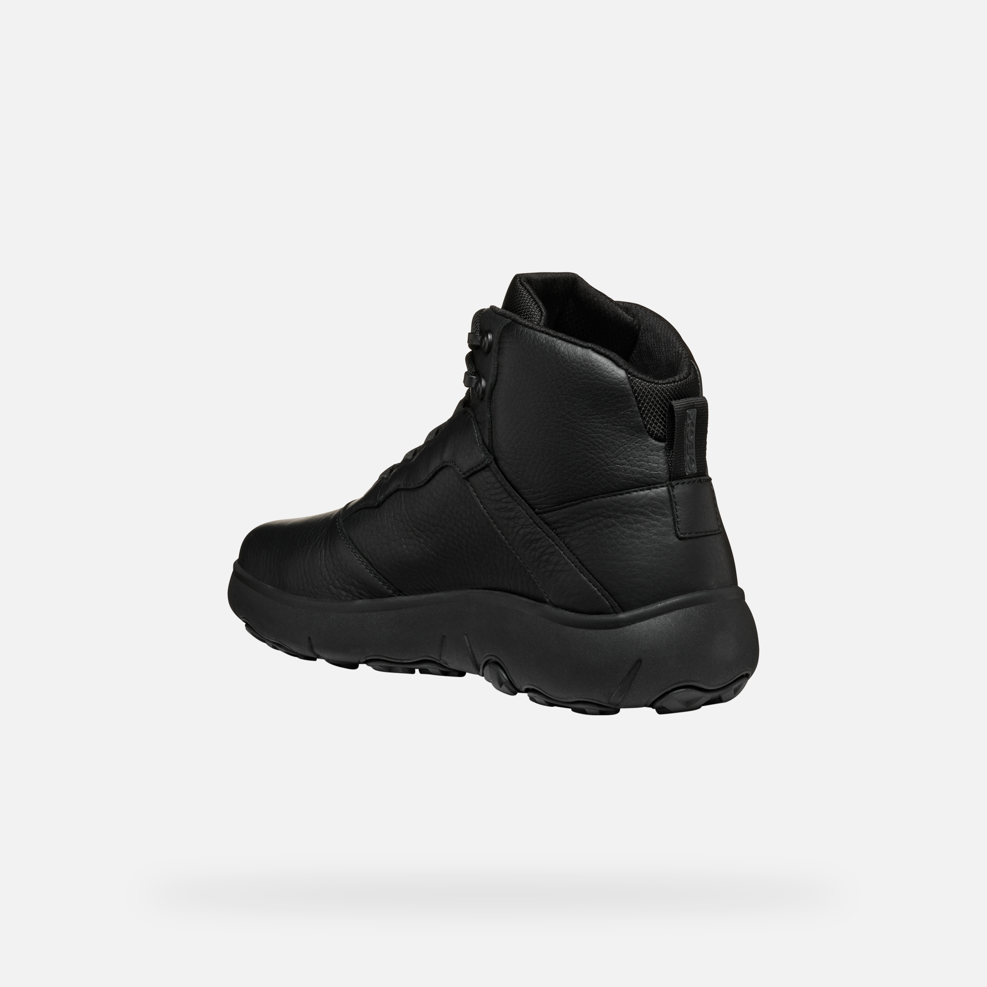 Black Men's Ankle Boots Geox Nebula + Grip AB - Men