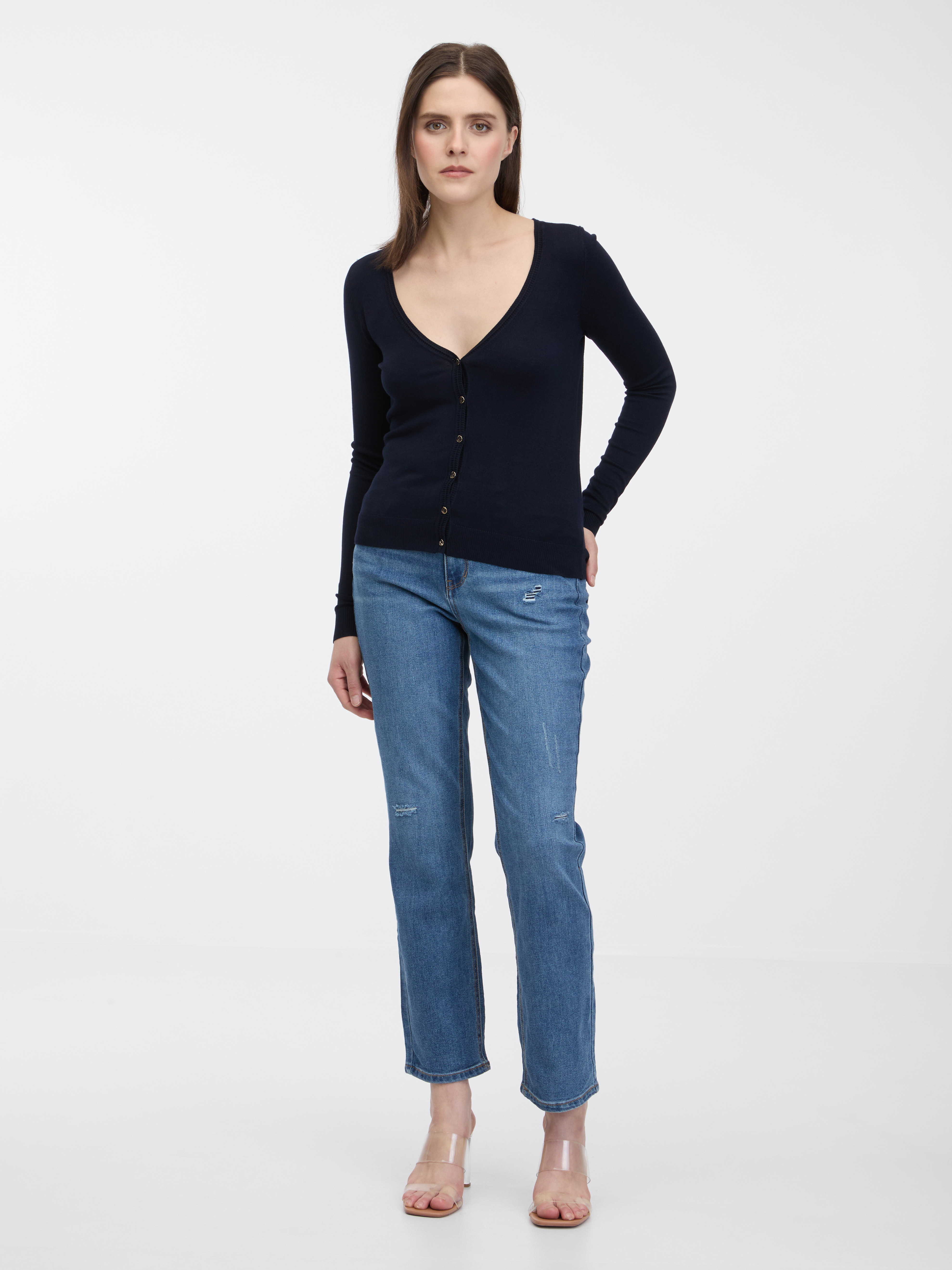 Straight fit pentru femei ORSAY - albastru inchis