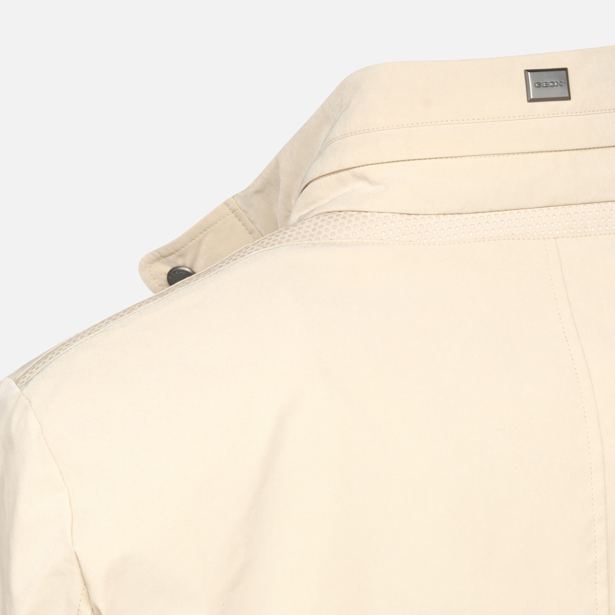 Beige men&#039;s jacket Geox Damon - Men&#039;s